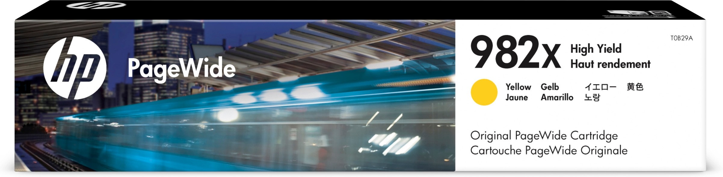 ORIGINALE HP Cartuccia d'inchiostro giallo T0B29A 982X 16000 pagine