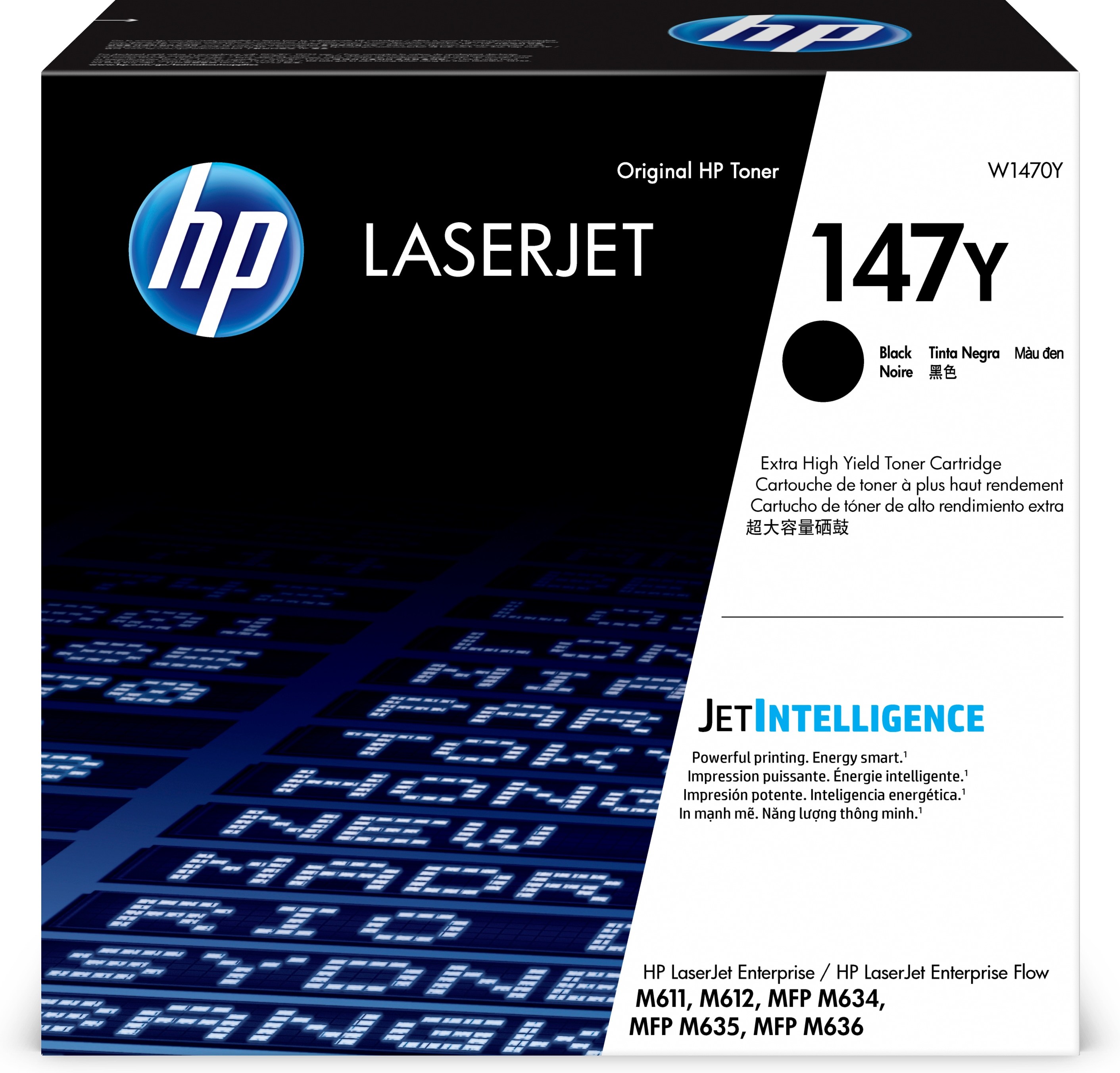 ORIGINALE HP toner nero W1470Y 147Y 42000 pagine