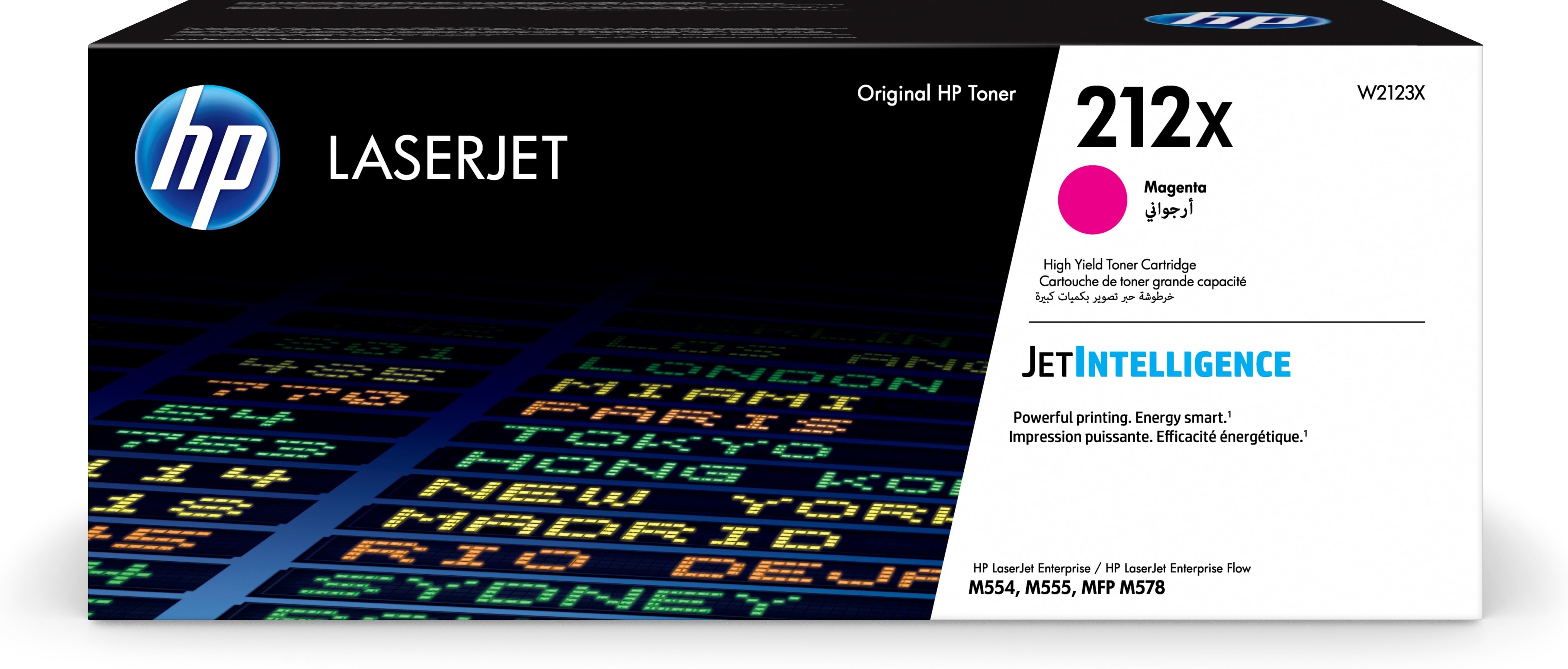 ORIGINALE HP toner magenta W2123X 212X 10000 pagine