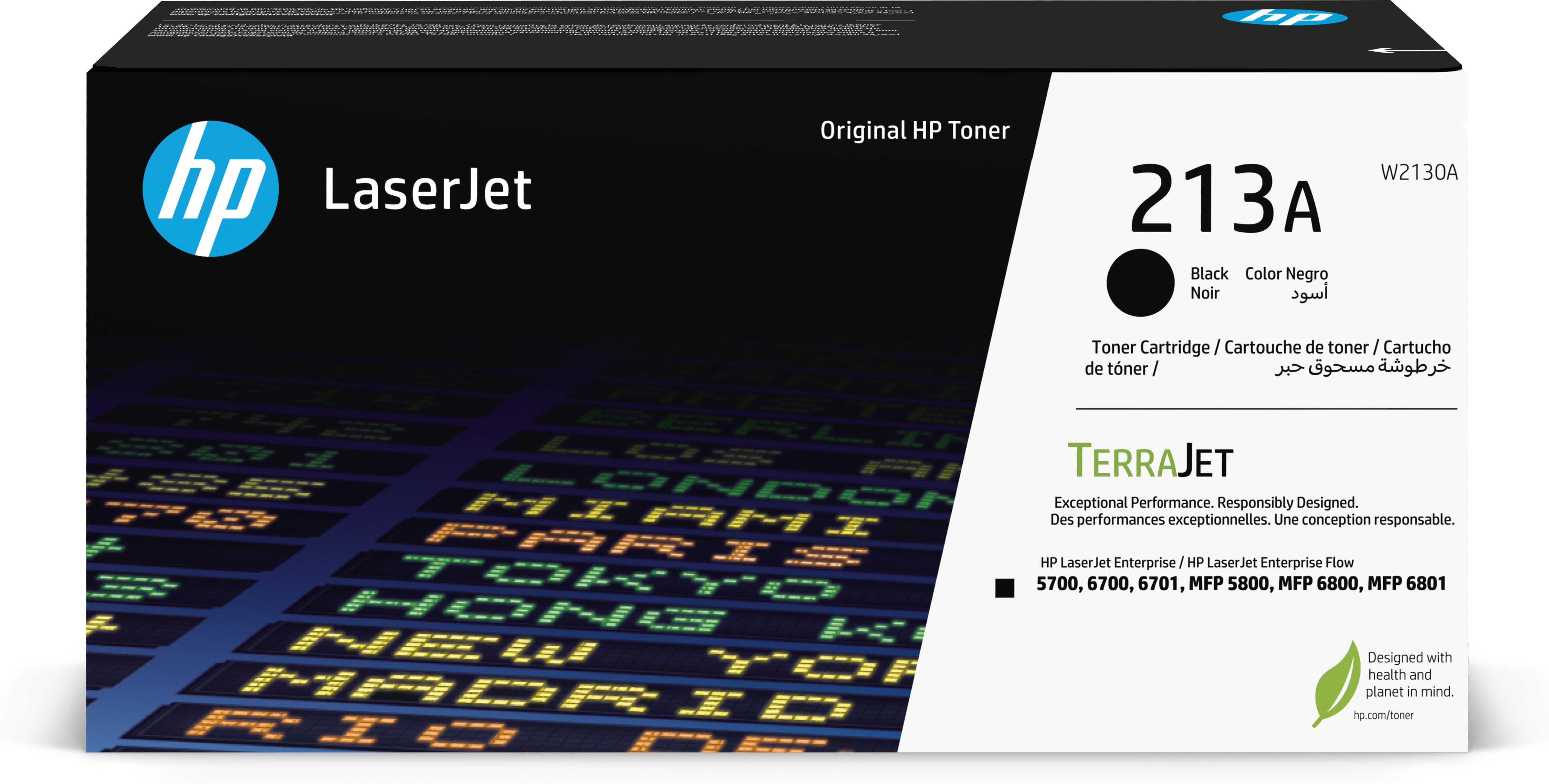 ORIGINALE HP toner nero W2130A 213A 3500 pagine Cartuccia toner originale nero LaserJet HP 213A