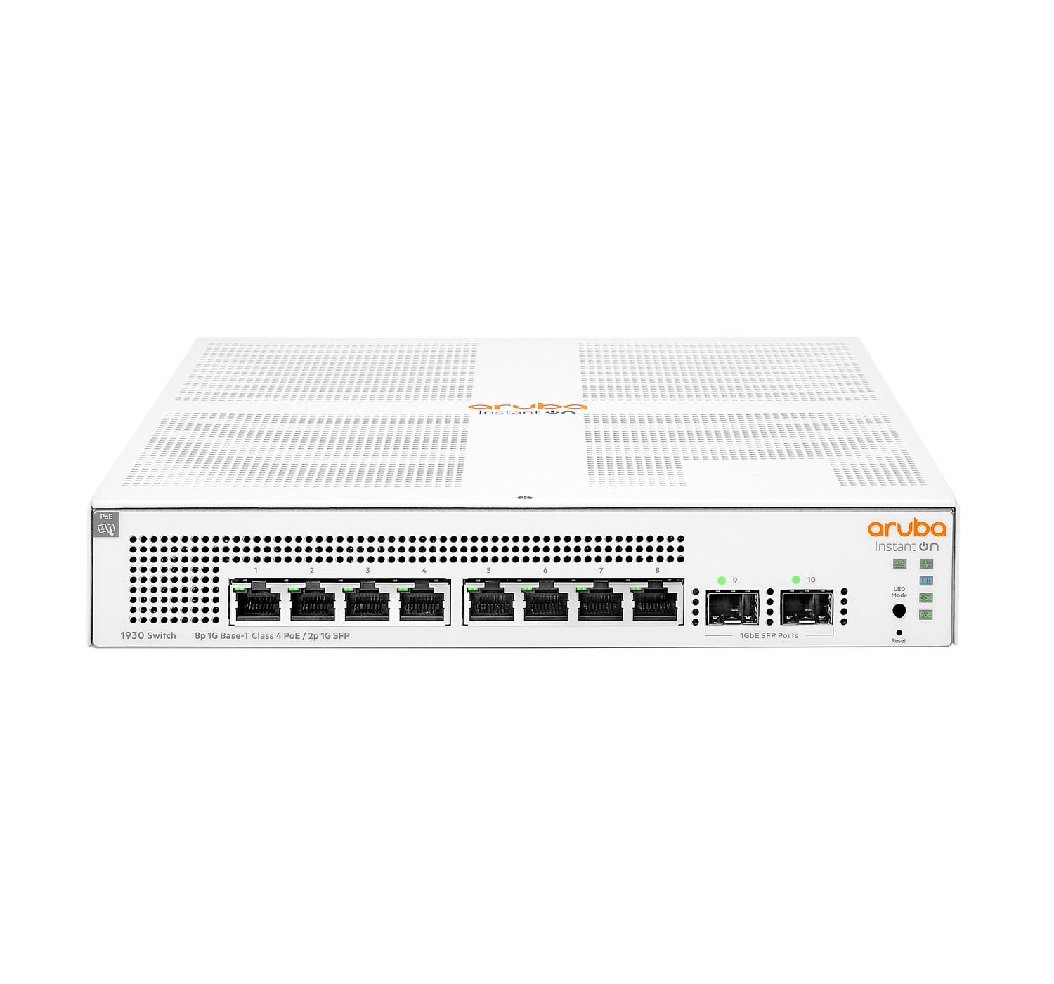 Hpe Aruba Instant On Switch 1930 8 Porte Gigabit 2 Slot Sfp 124W