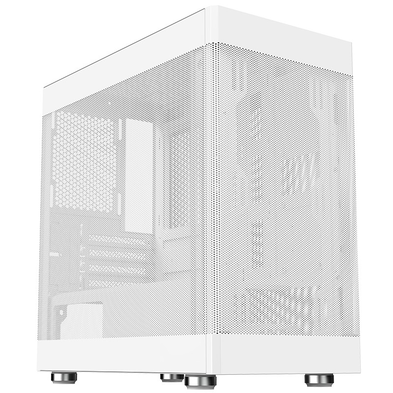 Itek Case Promesh 35B Gaming Office Mini Tower Matx Type-C 2Xusb3 3 Lati Mesh White