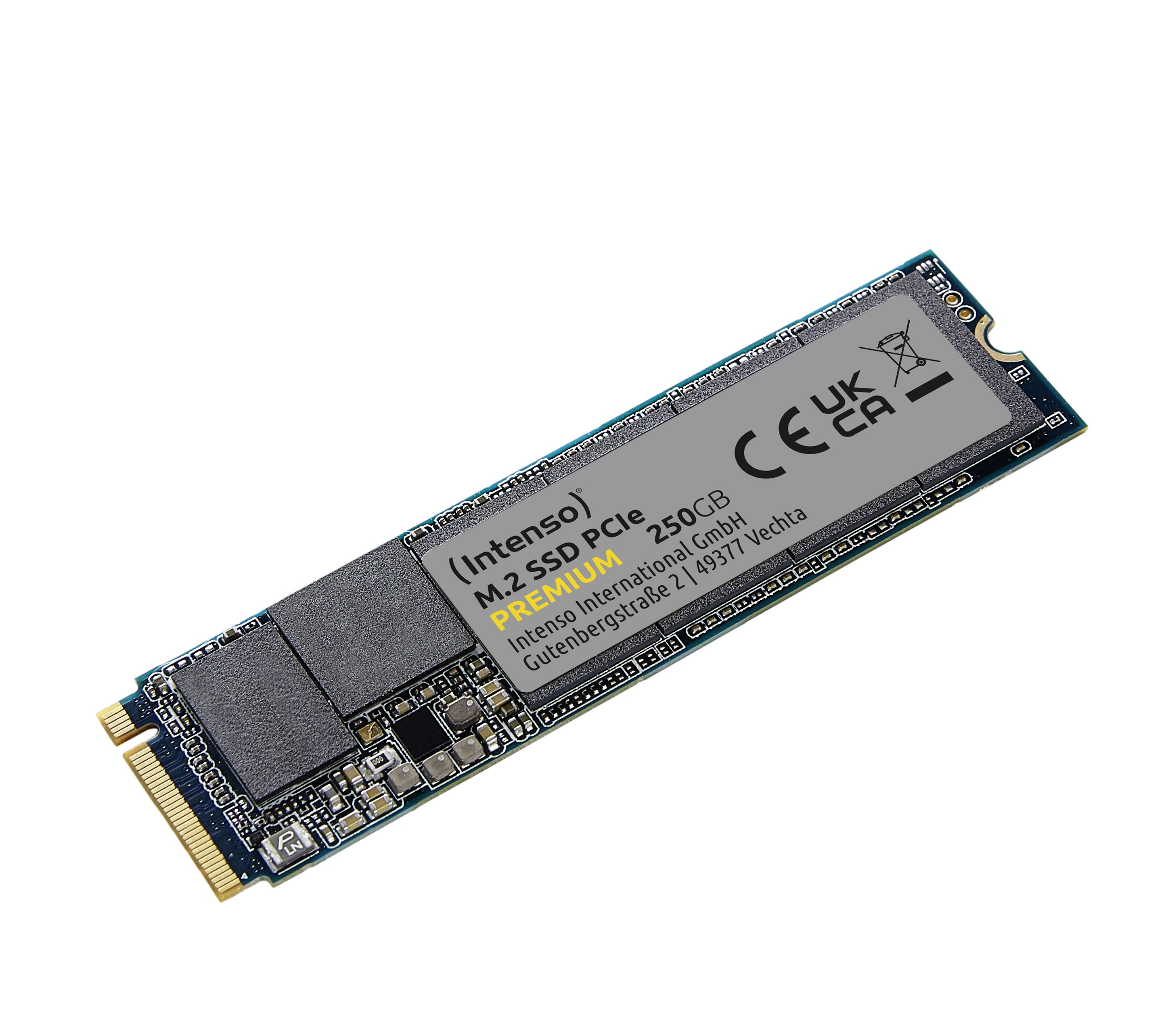 Intenso SSD 250GB Premium M.2 PCIe PCI Express 3.0 NVMe