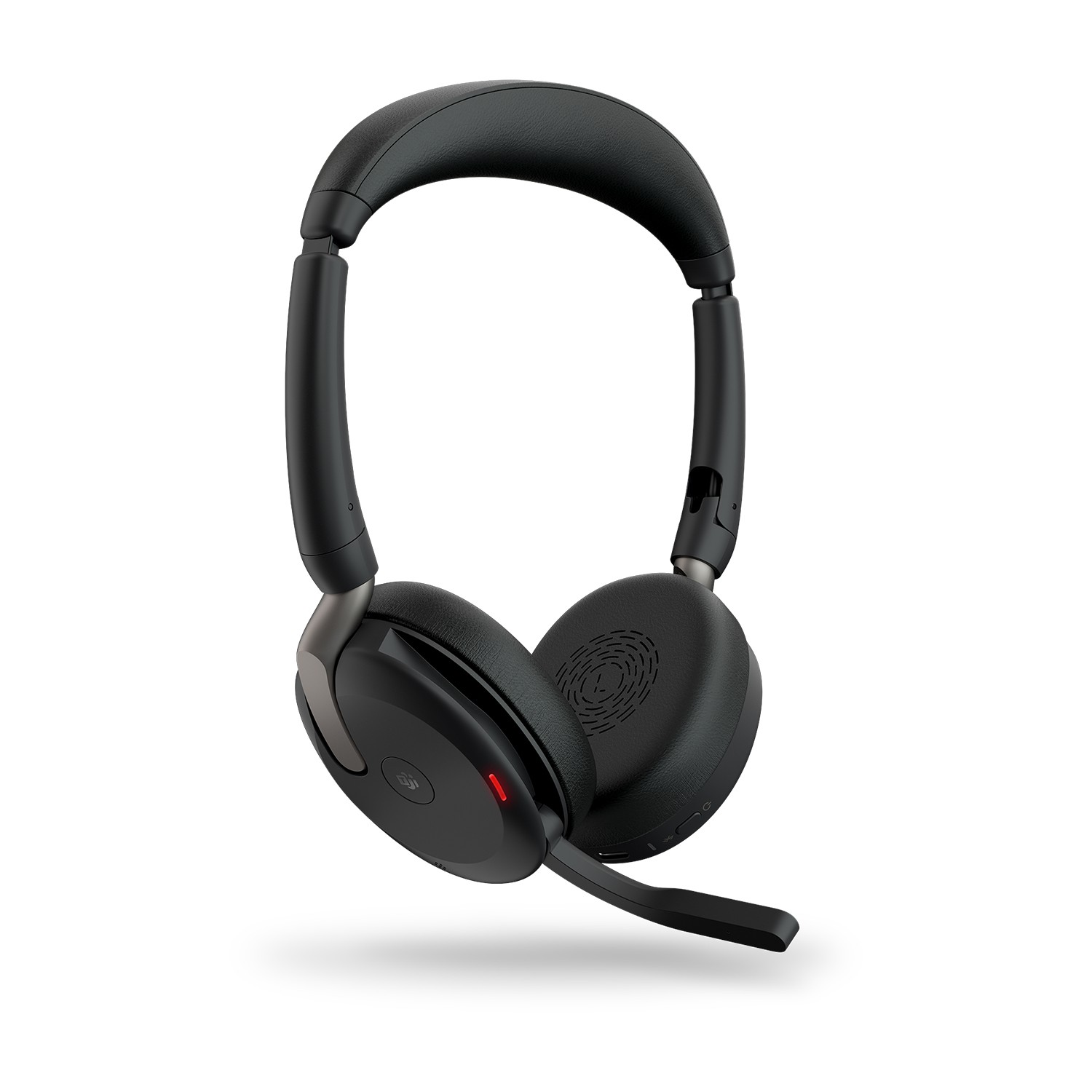 Jabra Evolve 2 65 Flex Cuffie Stereo Wireless Bluetooth, Tecnologia Di Cancellazione Del Rumore Jabra Clearvoice E Anc Ibrida Certificate Per Ms Teams Nero-image
