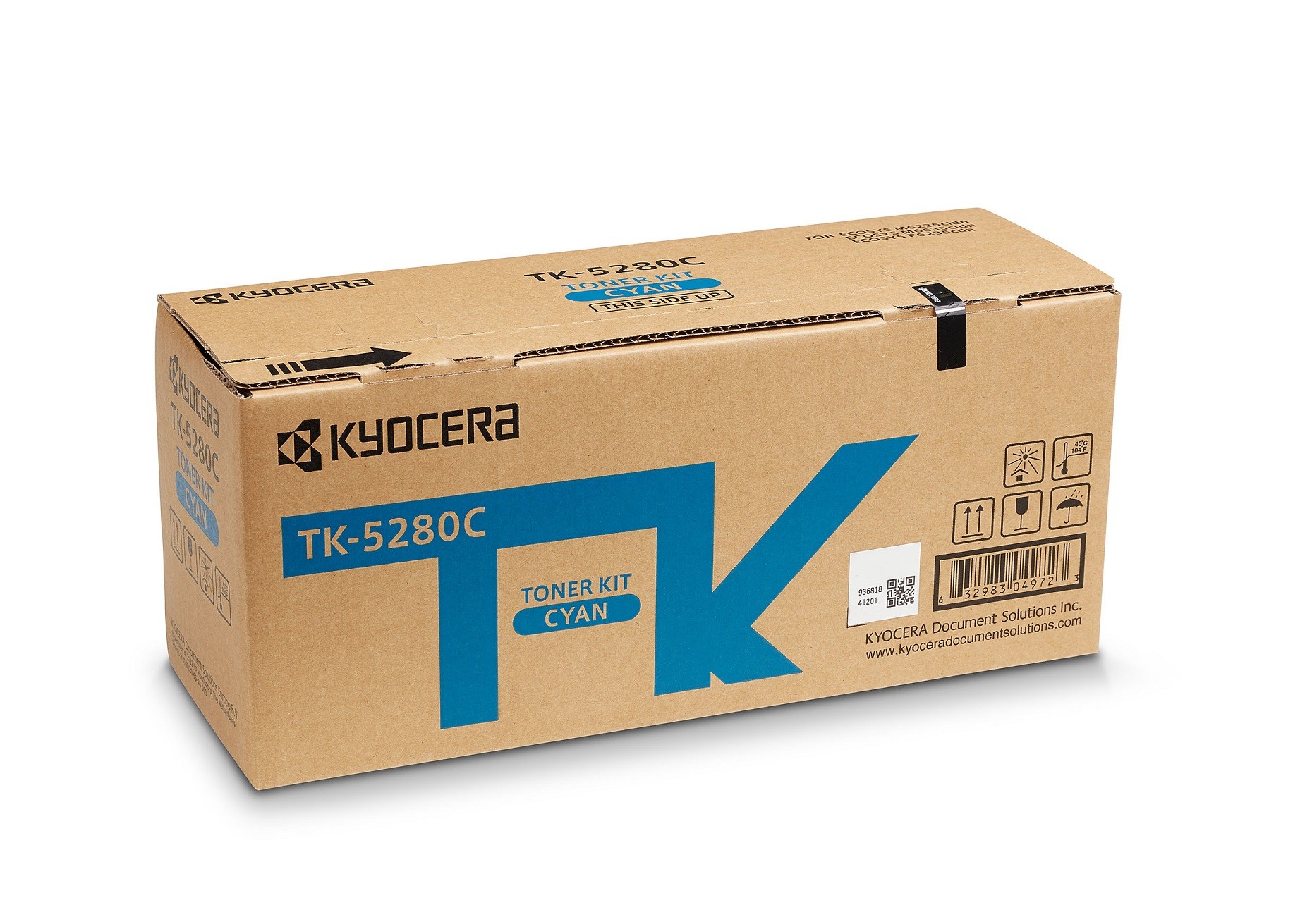 ORIGINALE Kyocera toner ciano TK-5280C 1T02TWCNL0 11000 pagine