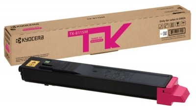 ORIGINALE Kyocera toner magenta TK-8115M 1T02P3BNL0 6000 pagine