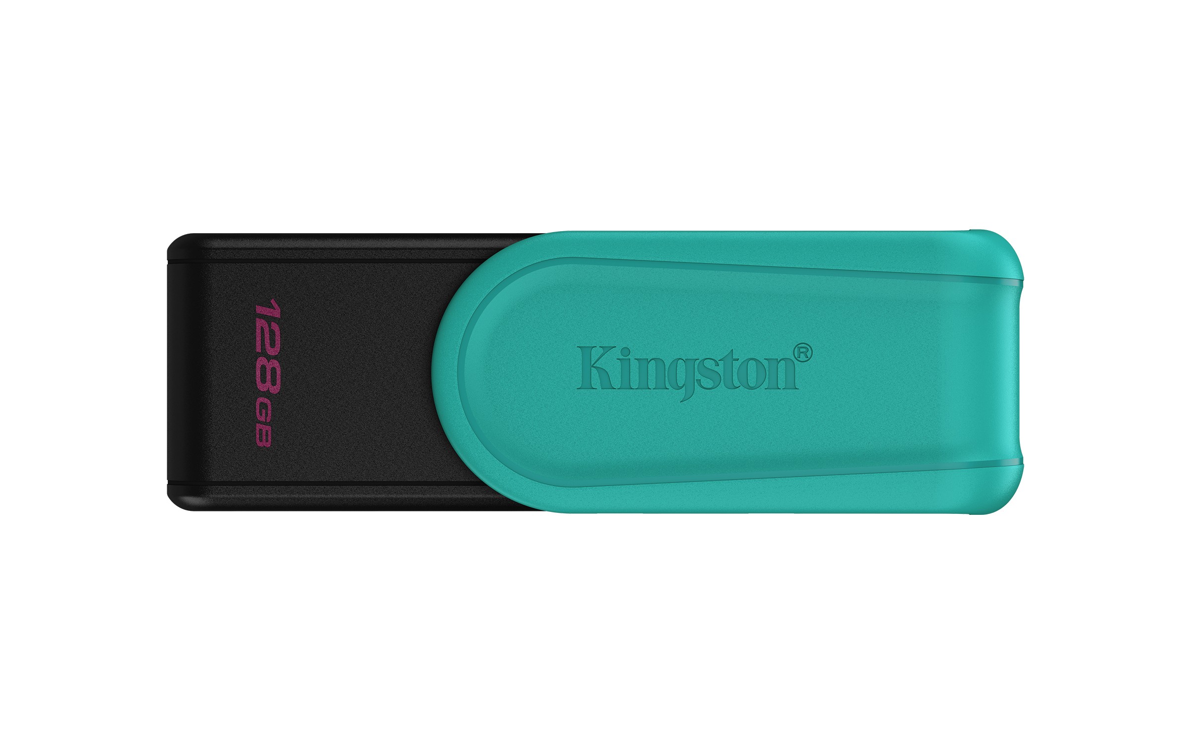 Kingston Technology DataTraveler 128GB Portable USB 3.2 Gen 1 Exodia S (Nero/Turchese)