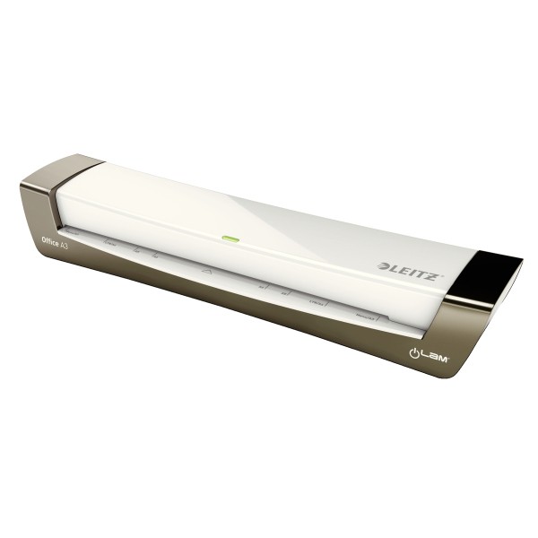 Leitz iLAM Laminator Office A3 Plastificatrice a caldo 400 mm/min Argento Bianco