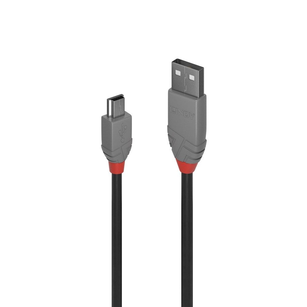 Lindy 3M Usb 2.0 Kabel A/Mini-B Anthra