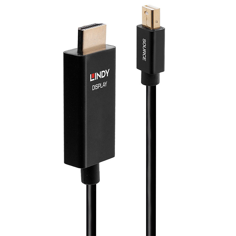 Lindy Cavo Adattatore Da Mini Displayport A Hdmi 4K60Hz 2 M