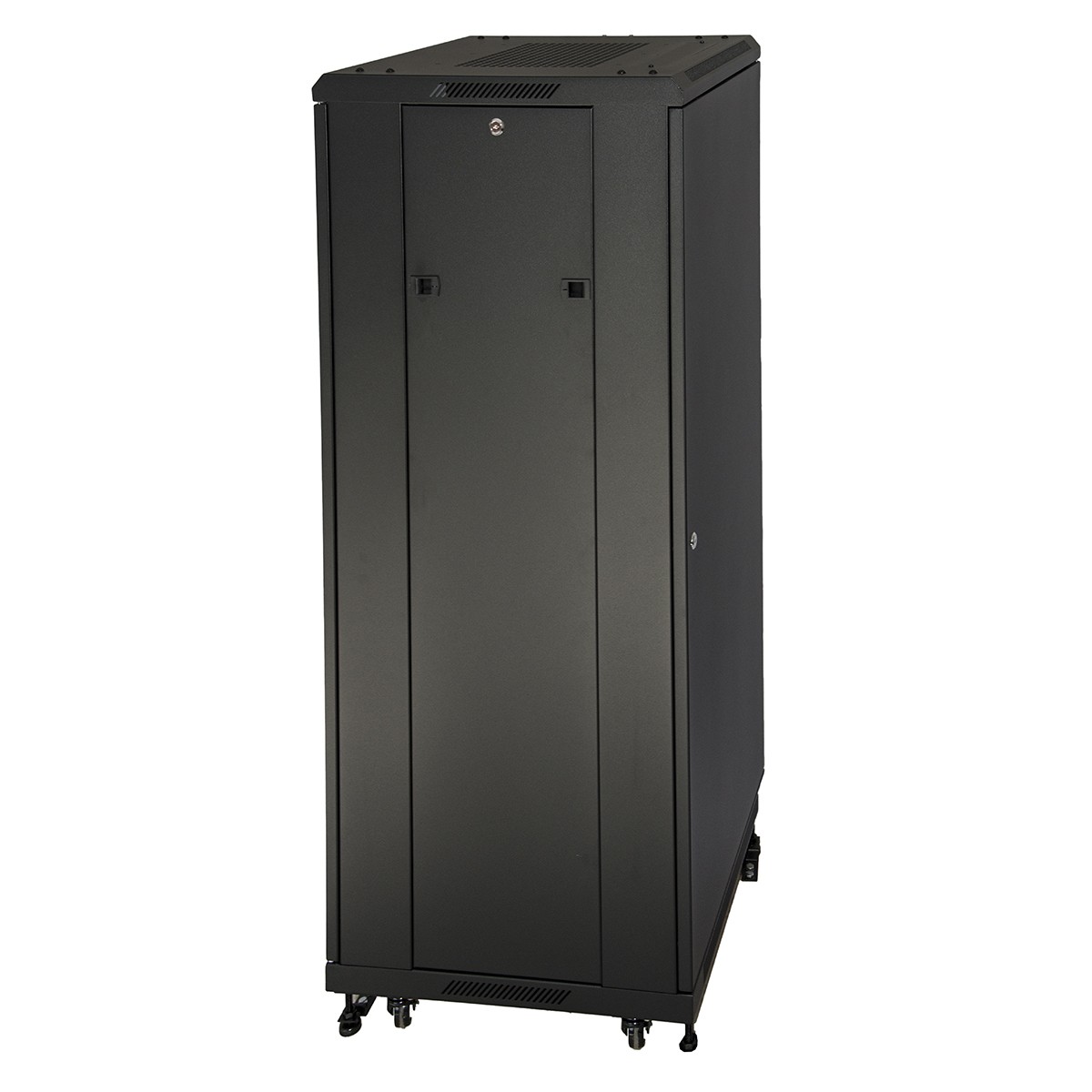 Armadio Rack 19 42U (A)2055 (L)600 (P)600 Colore Nero Disassemblato Porta Vetro