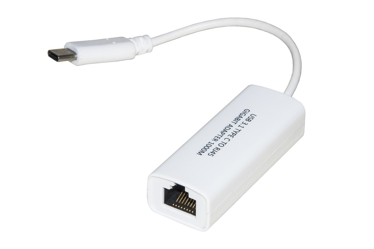 Link Adattatore Usb-C Maschio - Connettore Rj45 Femmina Per Reti Gigabit 10/100/1000