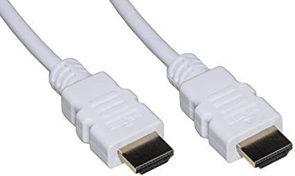Cavo Hdmi® 4Kx2K Per Pc Notebook Hdtv Ecc Contatti Dorati Mt 3 Colore Bianco