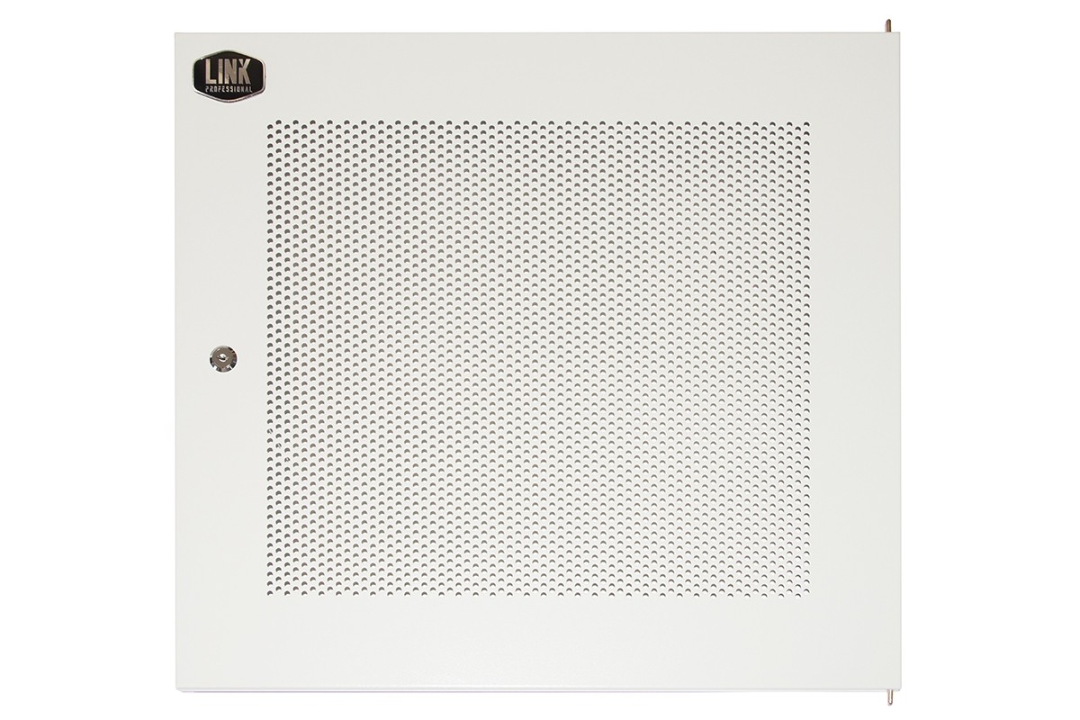 PORTA METALLO TRAFORATA CON SERRATURA PER ARMADIO LINK 12U LK1912UGF GRIGIO