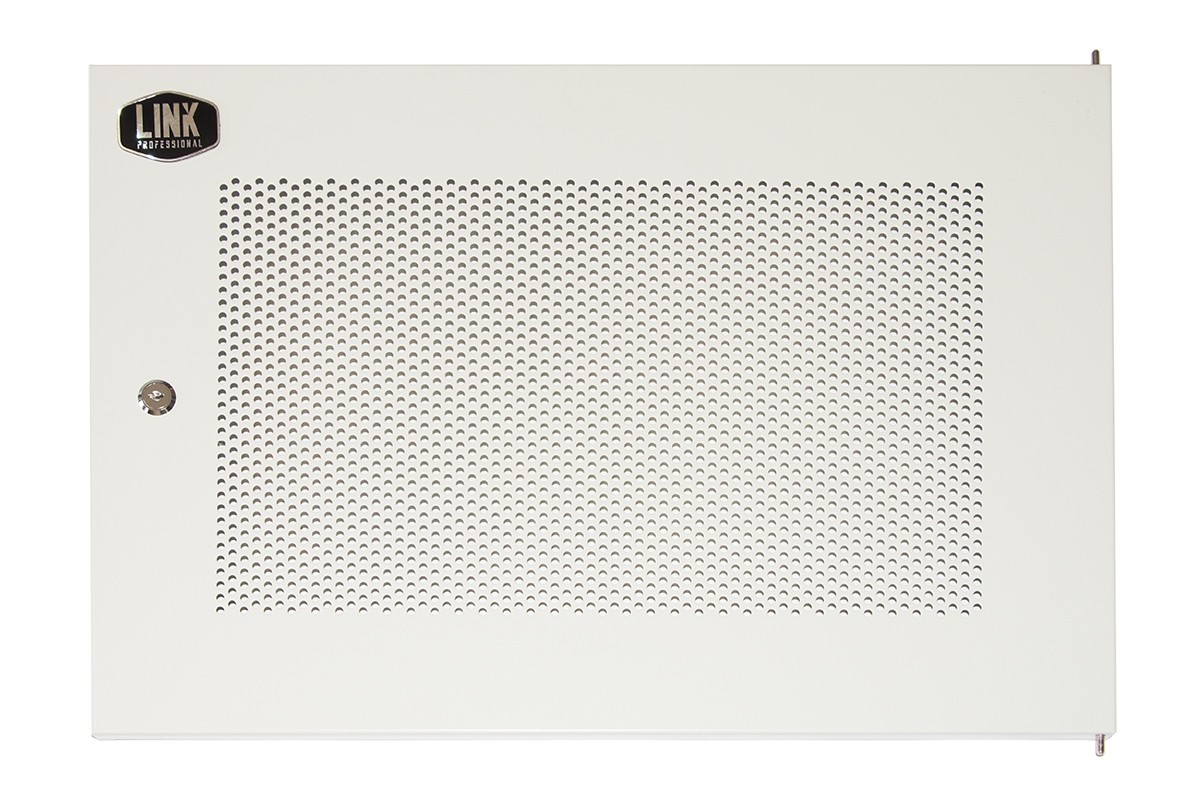 PORTA METALLO TRAFORATA CON SERRATURA PER ARMADIO LINK 9U LK1909UGF GRIGIO