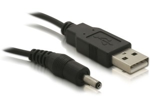 Cavo Alimentazione Usb Connettore Dc 3.5 X 1.35 Mm. Mt 150 Delock