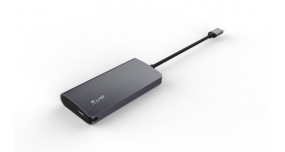 Hub Lmp Usb-C A Hdmi-Usb-Usb-C Spac E Gray  5 Porte