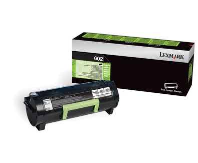 ORIGINALE Lexmark toner nero 602 60F2000 2500 pagine cartuccia di stampa riutilizzabile