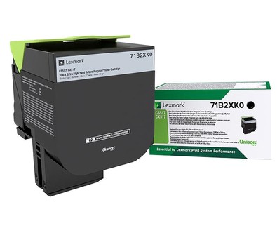 ORIGINALE Lexmark toner nero 71B2XK0 CS/CX517 8000 pagine