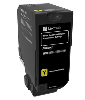 ORIGINALE Lexmark toner giallo 74C2SY0 CS/CX725 7000 pagine