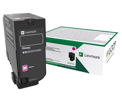 ORIGINALE Lexmark toner magenta 75B20M0 CS/CX727 10000 pagine