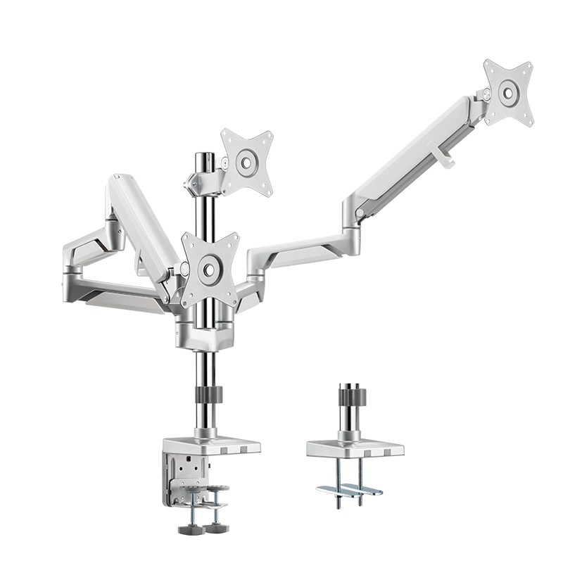 LogiLink BP0090 supporto da tavolo per Tv a schermo piatto 686 cm (27) Argento Scrivania