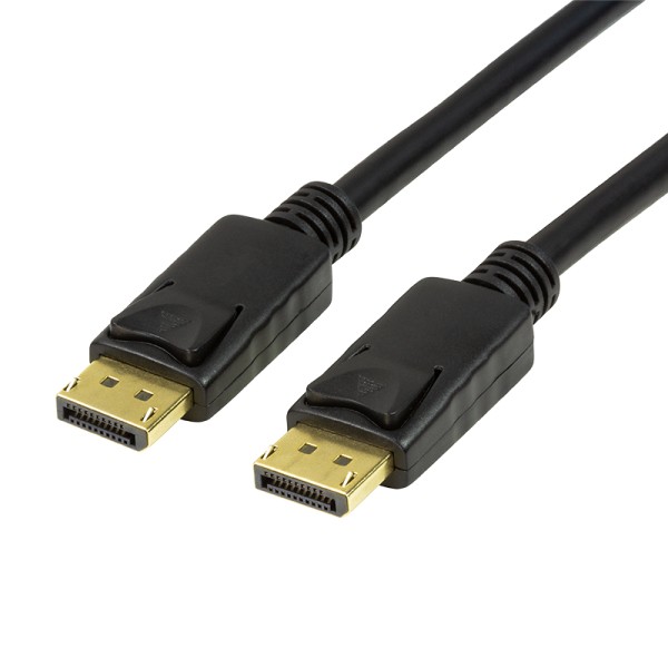 LogiLink CV0120 cavo DisplayPort 2 m Nero