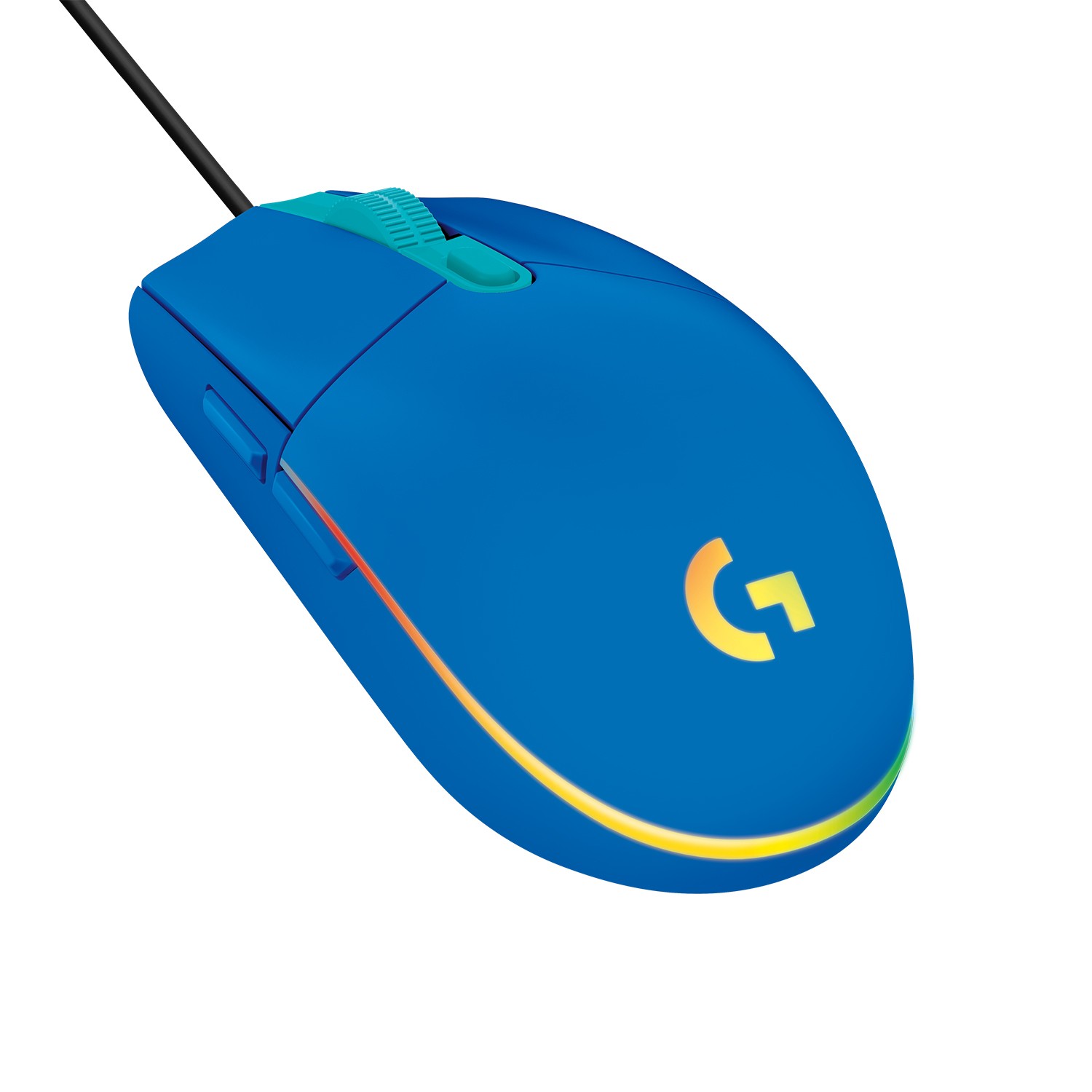 ORIGINALE Logitech Accessori per computer Blu 910-005798 G203 Gaming Maus USB 6 pulsanti 200 - 8000 DPI RGB 2.1 m 62.15 x 116.6 x 38.2 mm 85 g