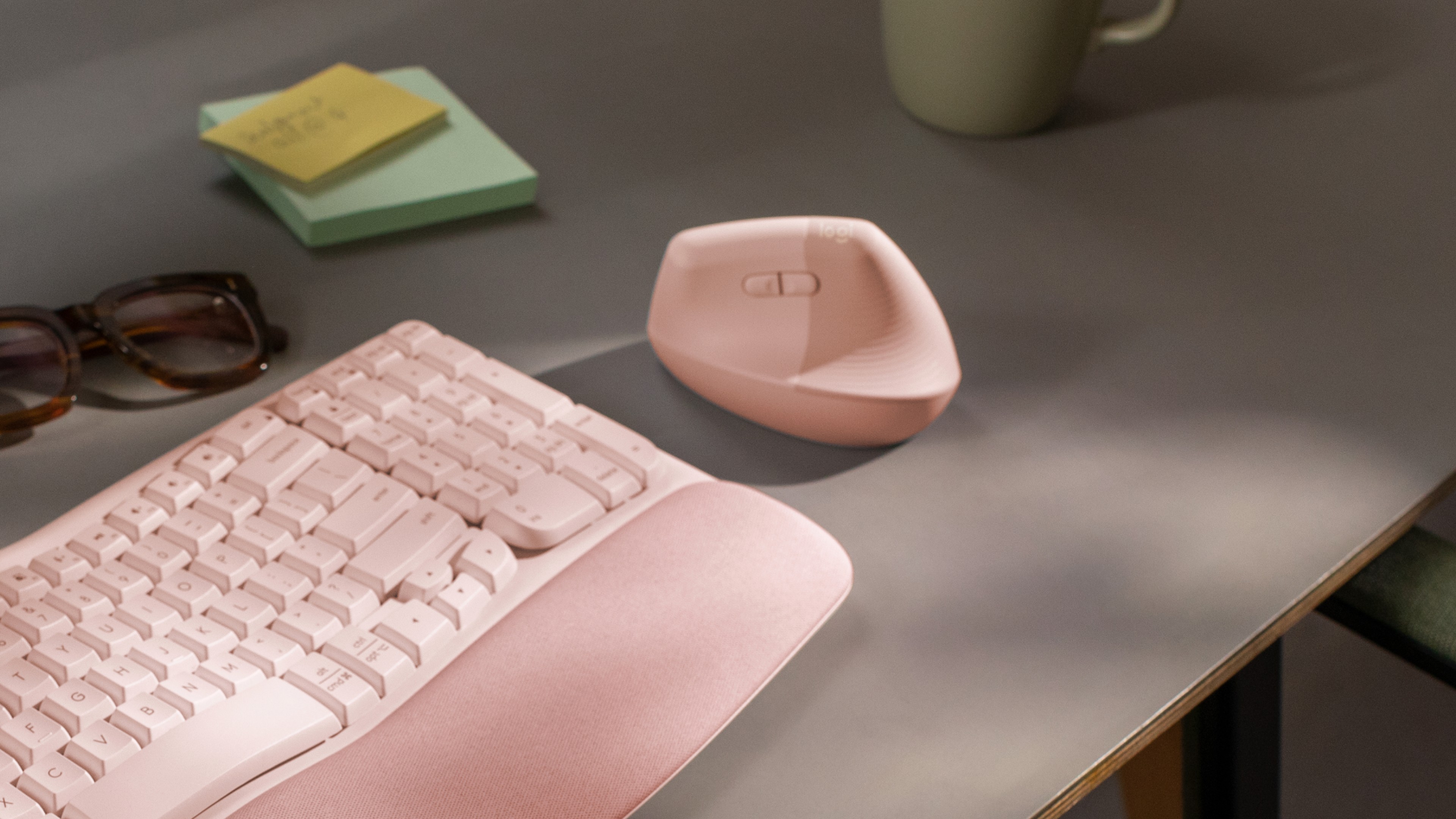 ORIGINALE Logitech Accessori per computer Rosa 910-006478 Maus Mouse ergonomico verticale Logitech Lift