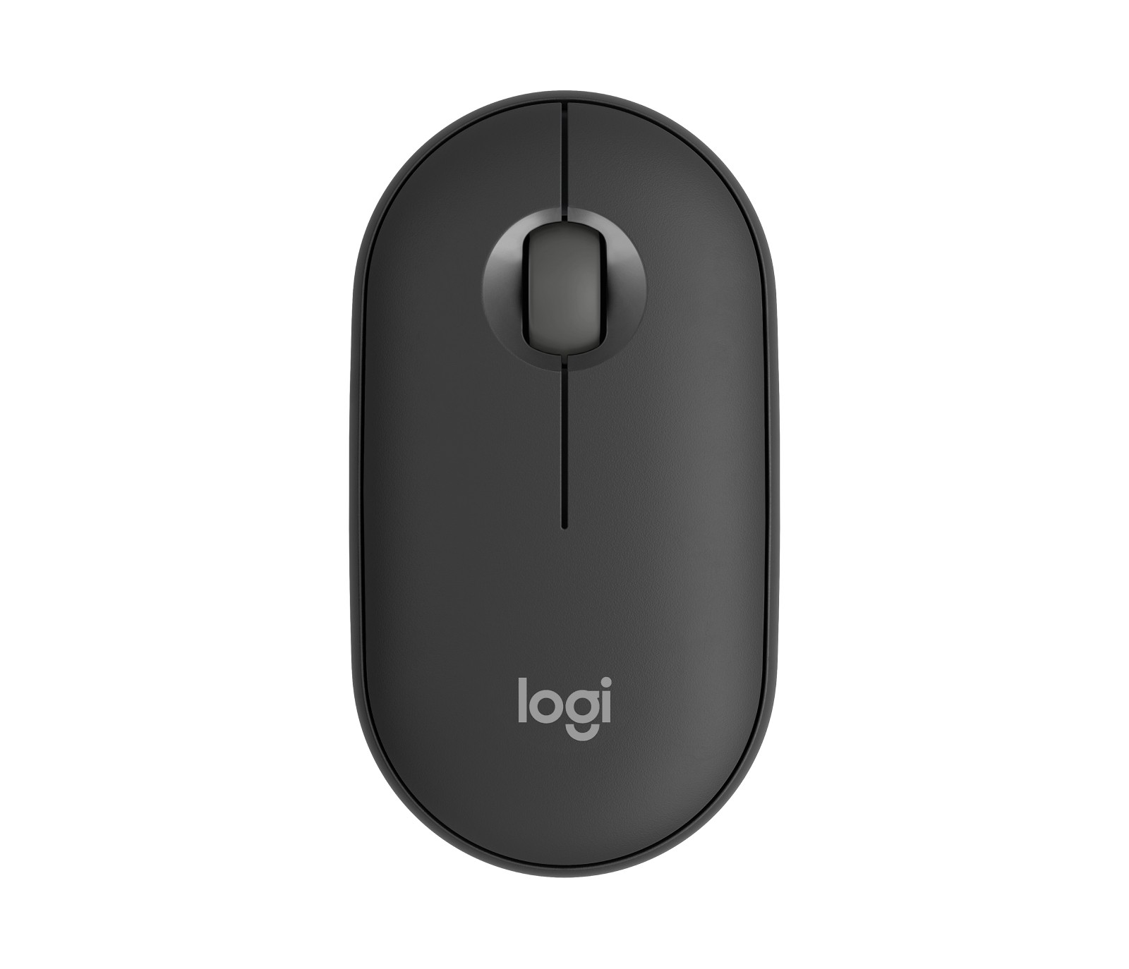 Mouse M350 Log Pebble Ii Graphite Con Scrolling Bluetooth