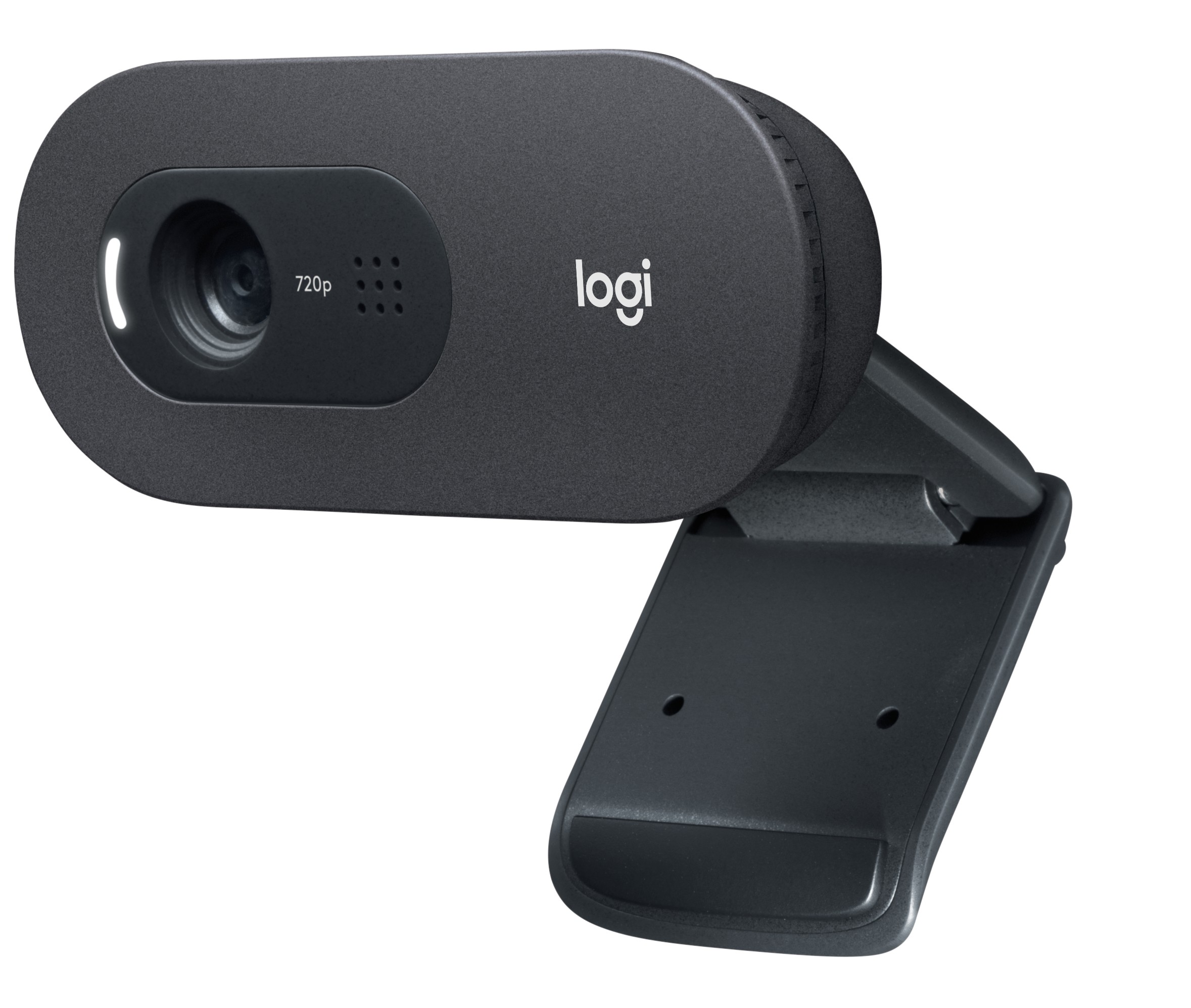 Logitech C505 Webcam HD - Videocamera USB Esterna 720p HD per Desktop o Laptop con Microfono a Lunga Portata Compatibile con PC o Mac