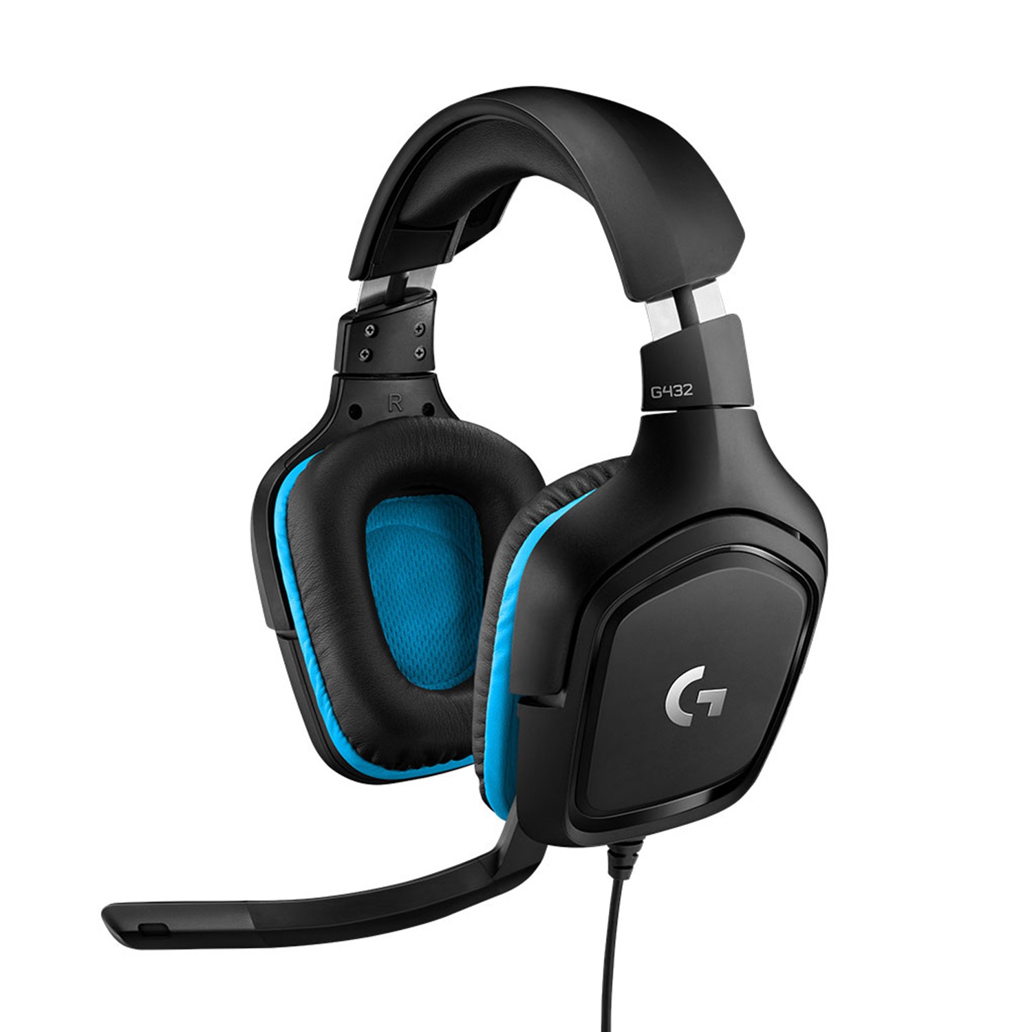 Logitech G G432 Auricolare Cablato A Padiglione Giocare Nero Blu