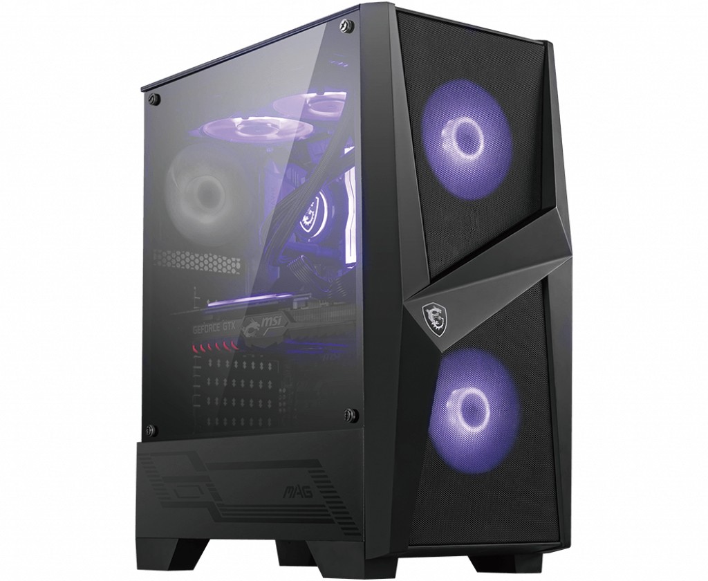 MSI MAG Forge 100M Midi Tower Nero Trasparente