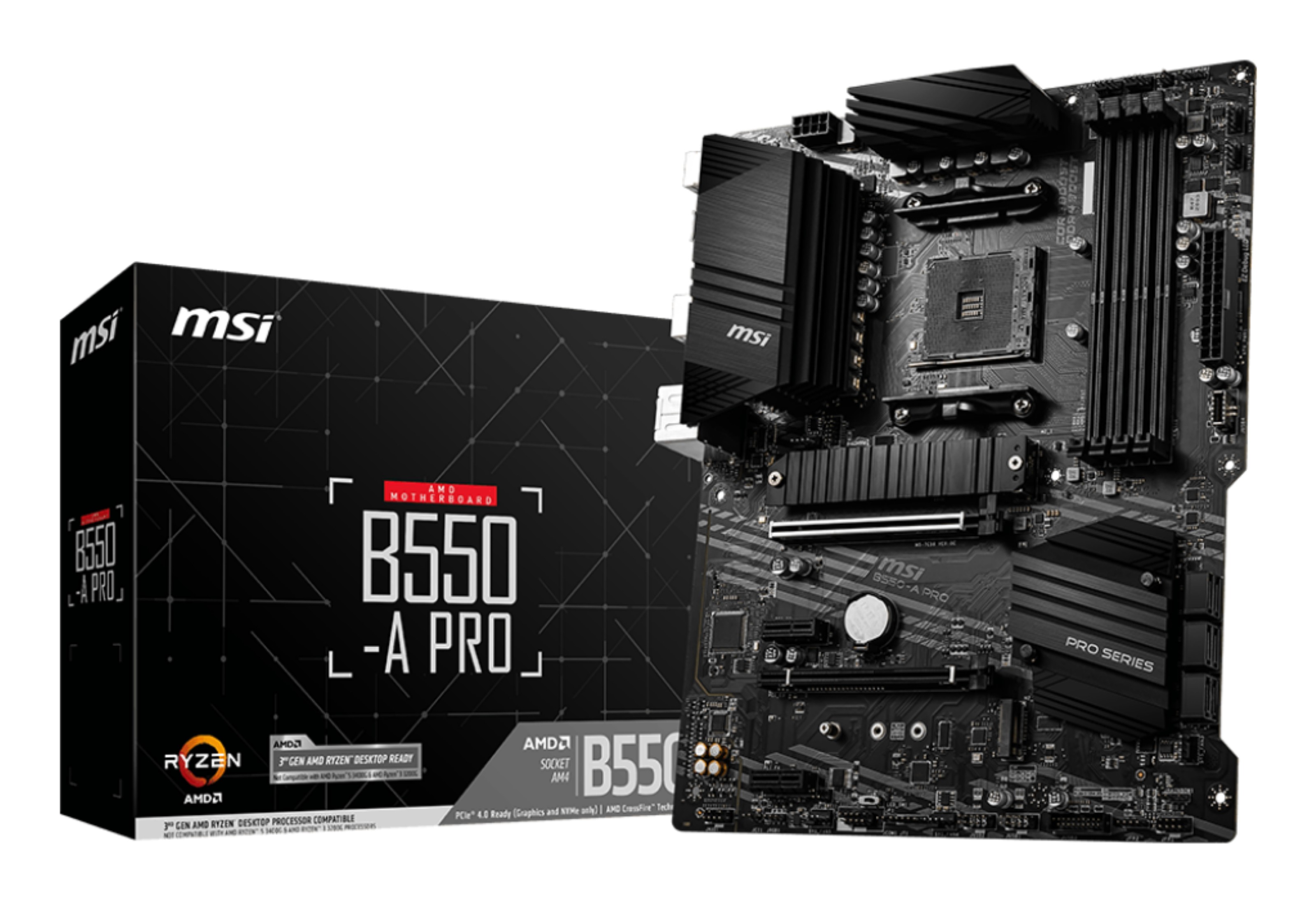 MSI B550-A Pro Presa AM4 ATX AMD B550