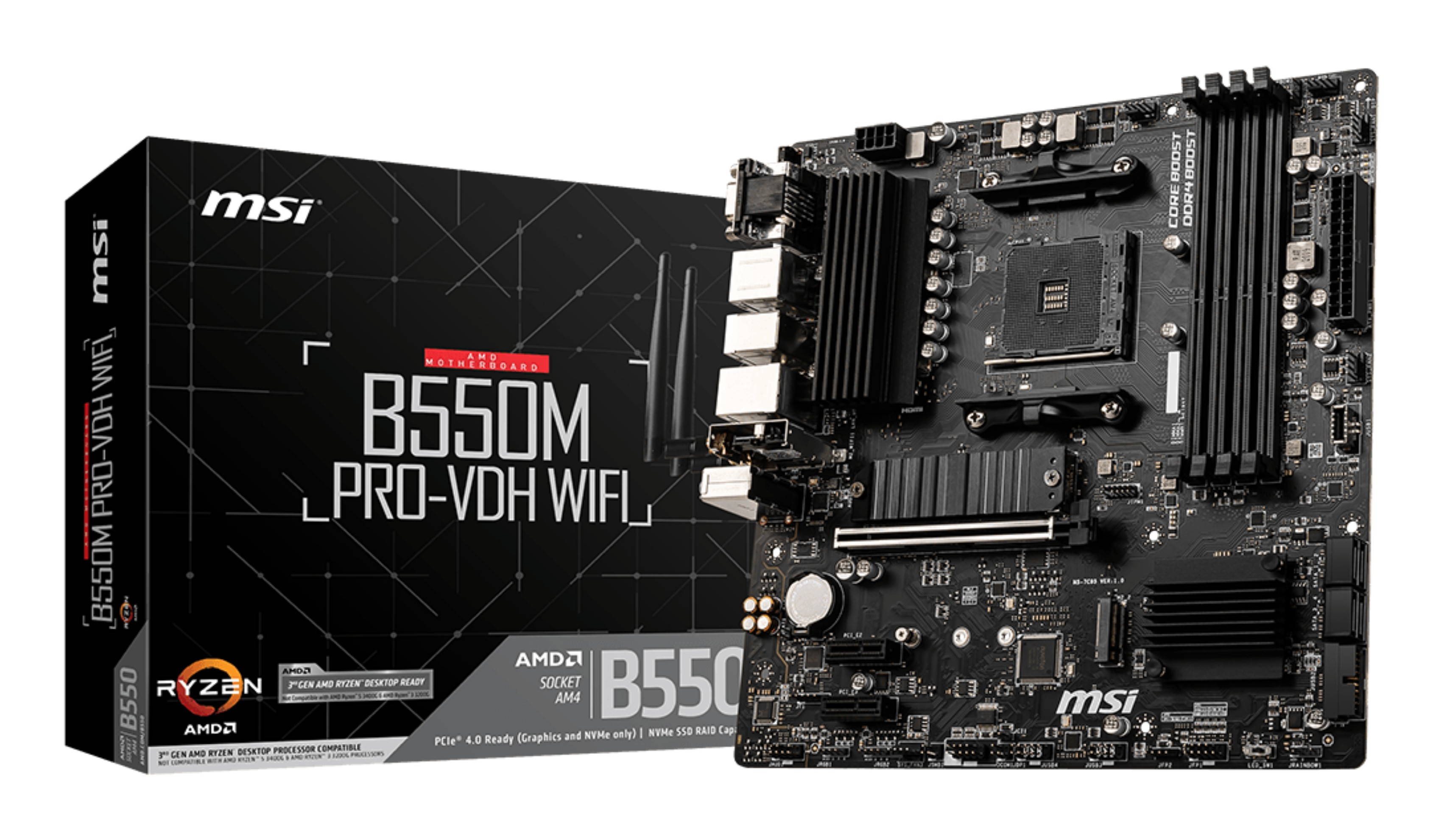 MSI B550M PRO-VDH WIFI (AM4) (D)