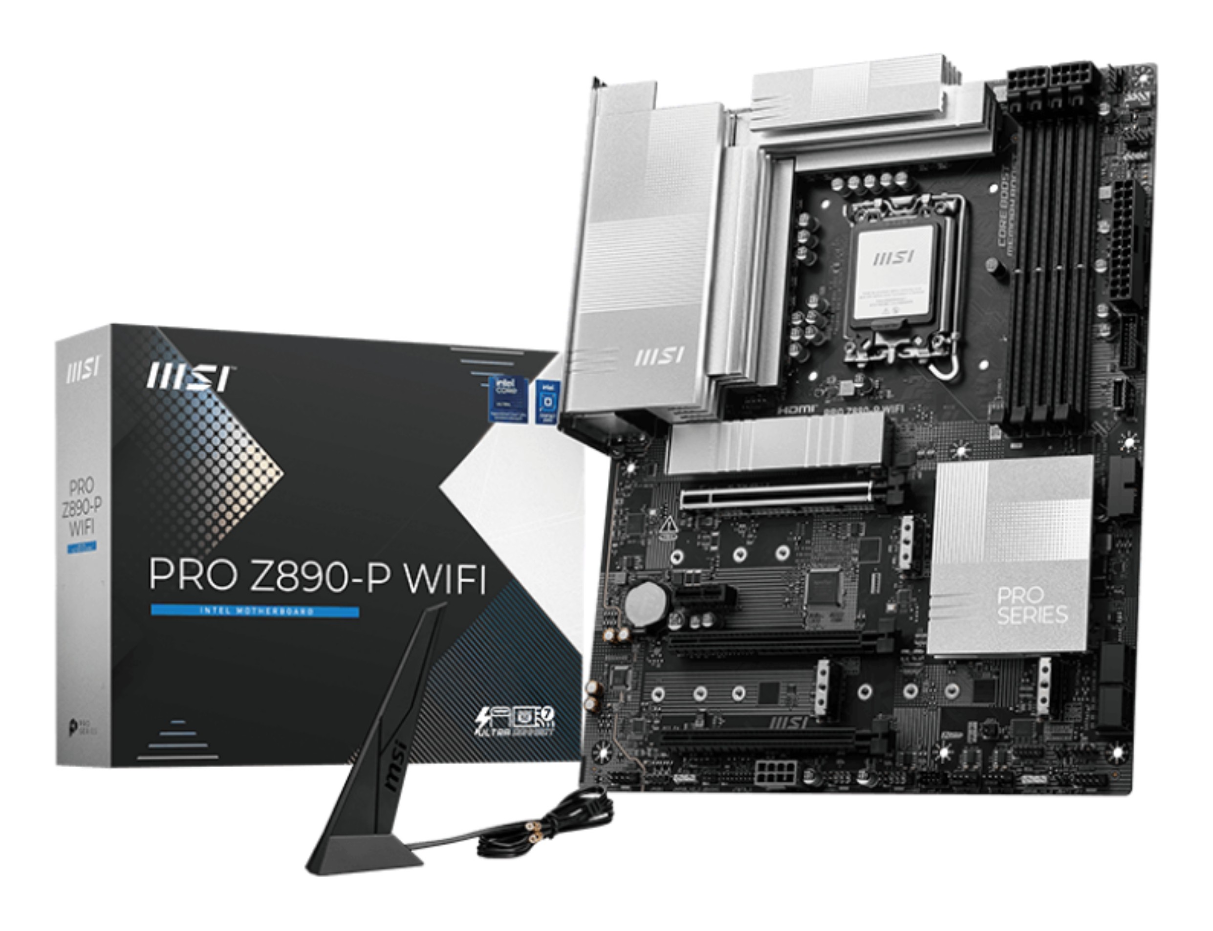Msi Mb  Pro Z890-P Wifi Z890Lga18514Ddr53Pci-Ex161Pci-Ex14M.2 1Usb4 1Usb3.2 Gen2 X2 2Usb