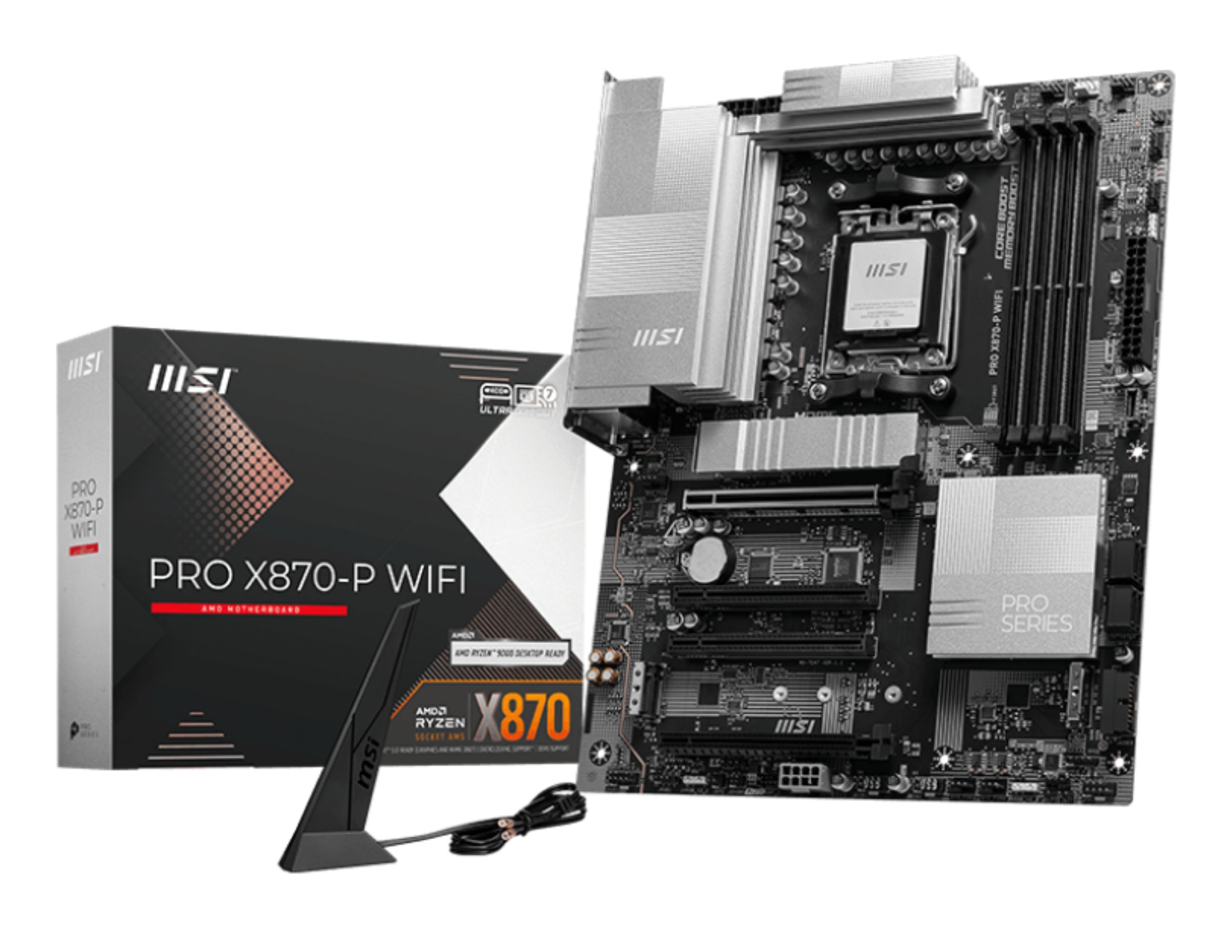 Msi Mb Amd Pro X870-P WifiX870Am54Ddr54Pci-Ex163M.24Sata31Usb41Usb3.2 Gen2X23Usb3.2 Gen24U