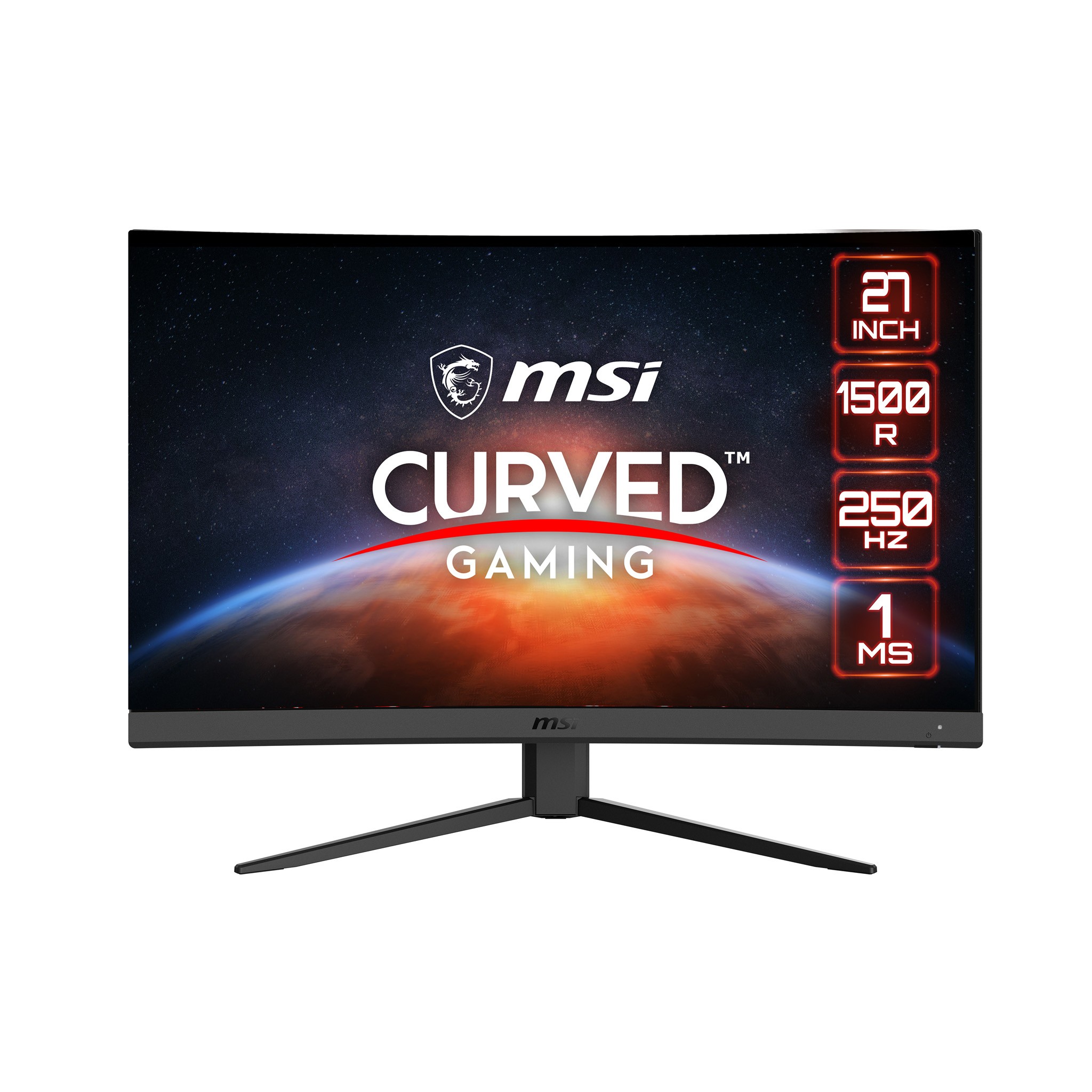 Msi Monitor Curvo 27 16:9 Va 1500R 1920X1080 (Fhd) 1Ms 250Hz