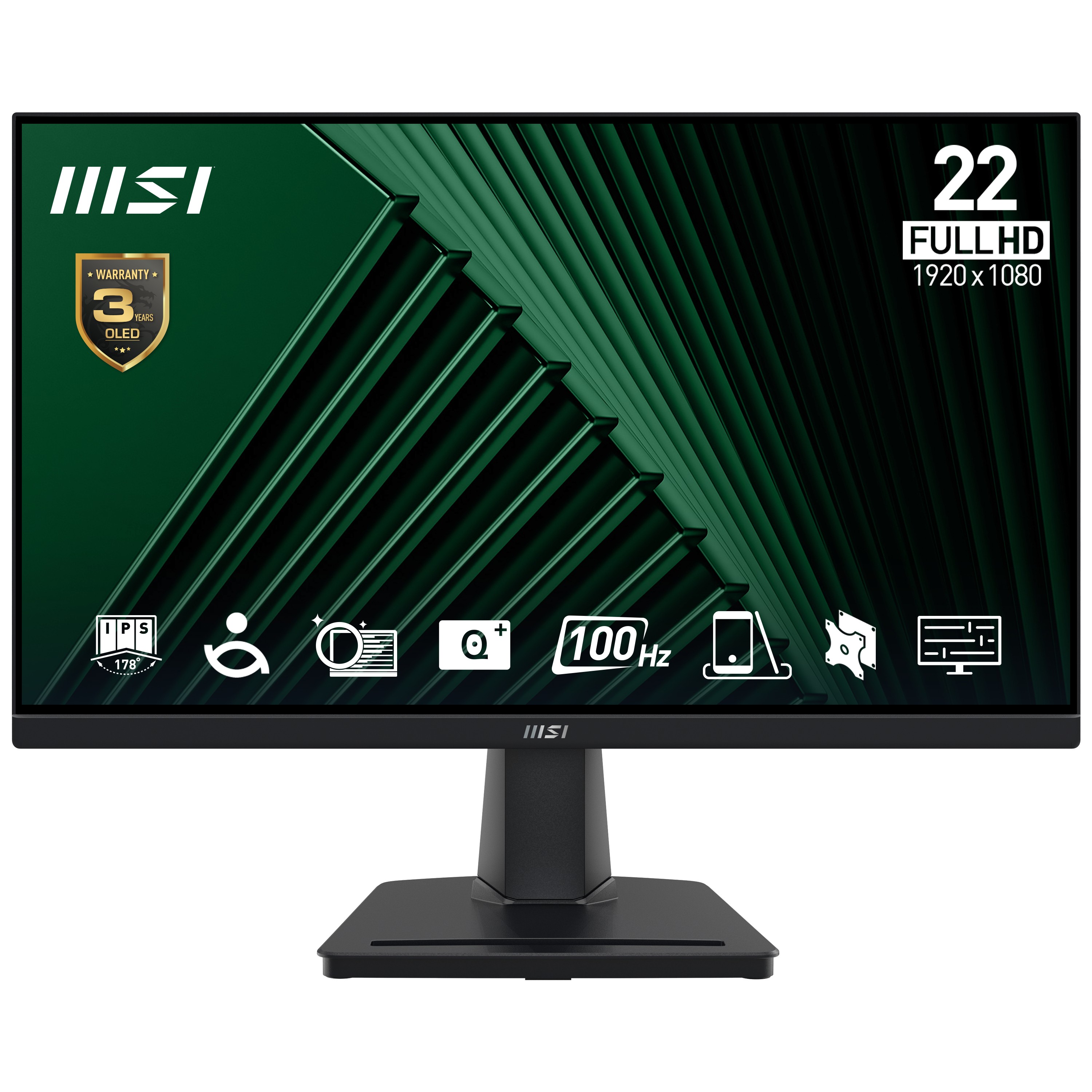 Msi Monitor 215 Led Va 16:9 Fhd 1Ms 300 Cdm 100Hz Hdmi