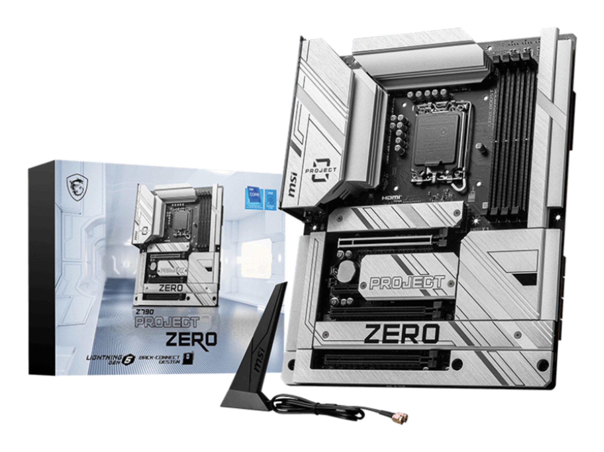 Msi Mb Z790 Z790 Project Zero Socket 1700Ddr5  Hdmi Dp