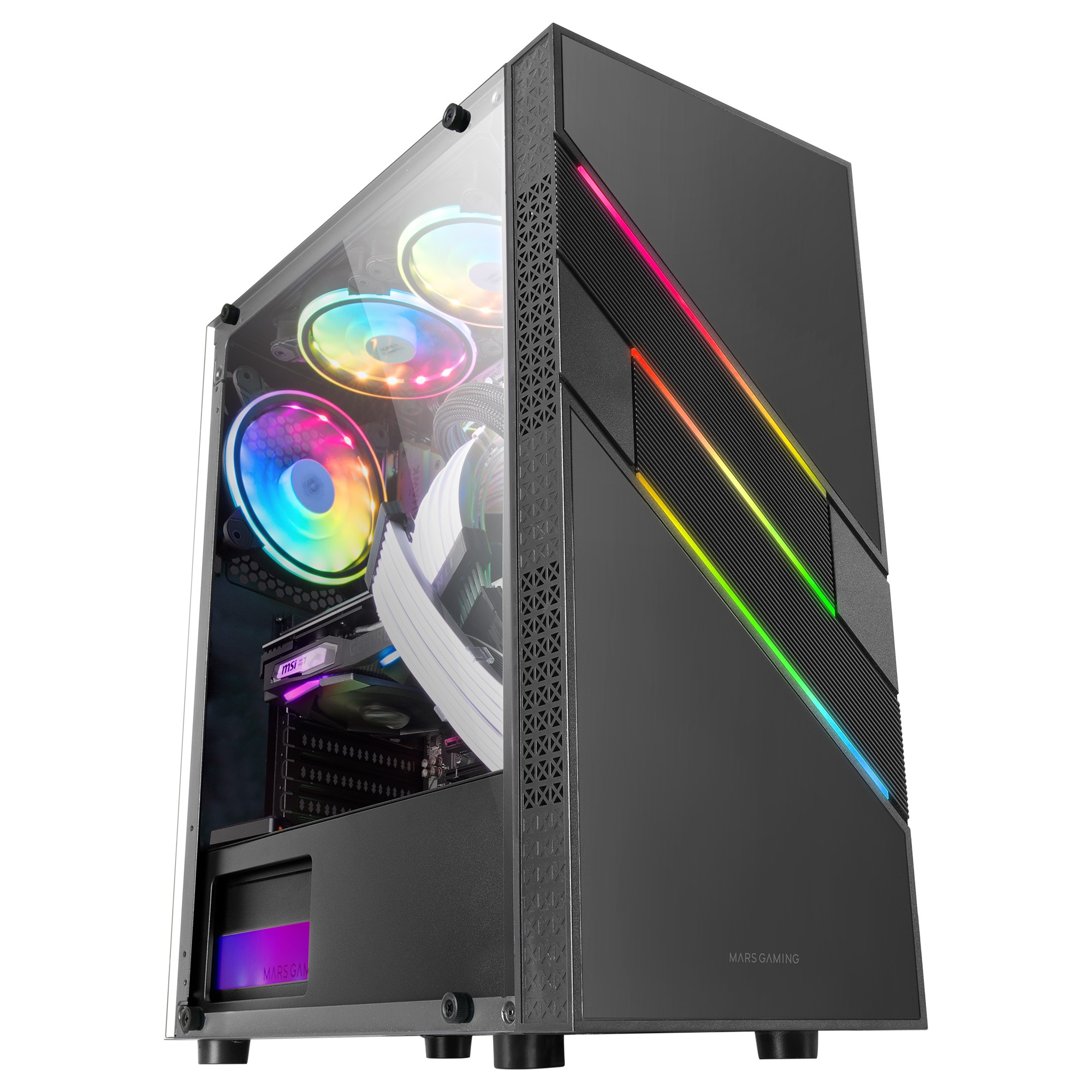 Mars Gaming MCU3 computer case Tower Nero