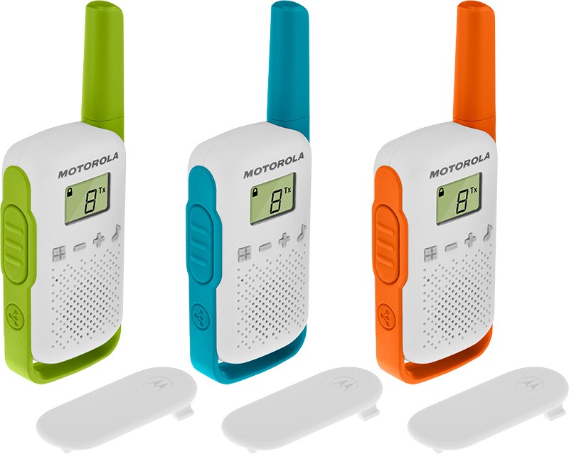 Motorola T42 ricetrasmittente 16 canali Blu Verde Arancione Bianco