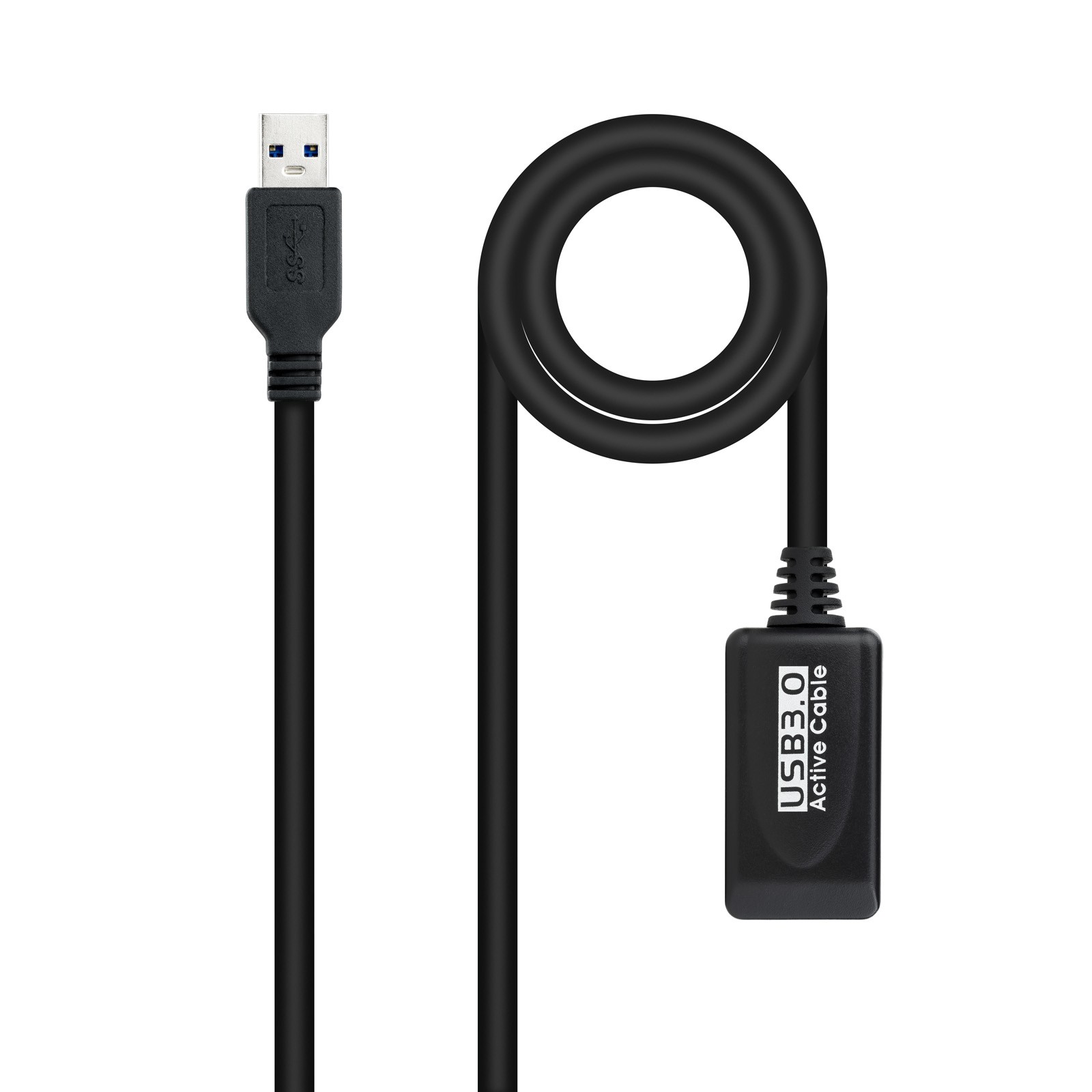 Nanocable 10.01.0311 cavo USB 5 m USB 3.2 Gen 1 (3.1 Gen 1) USB A Nero
