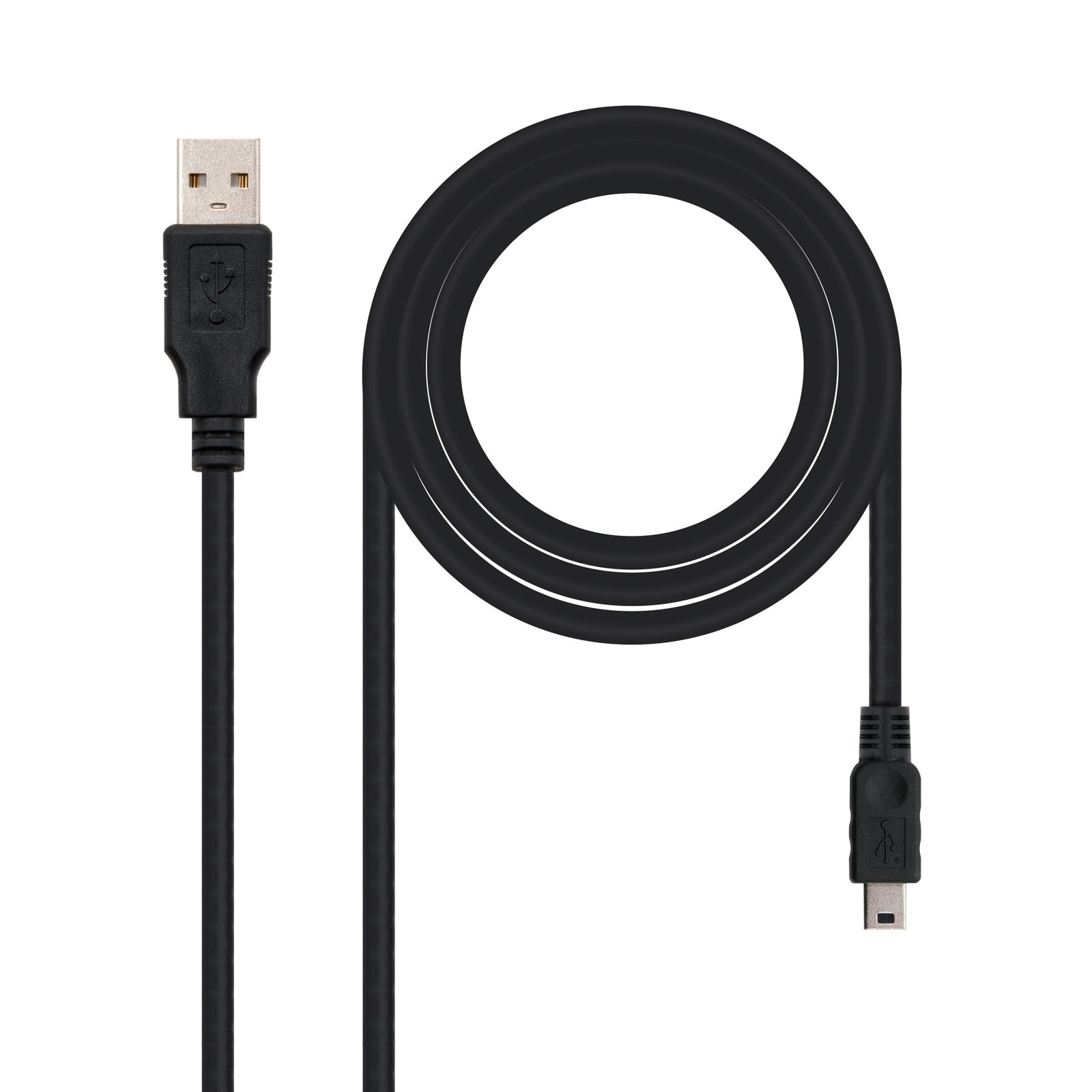Nanocable 10.01.0402 cavo USB 18 m USB 2.0 USB A Mini-USB B Nero