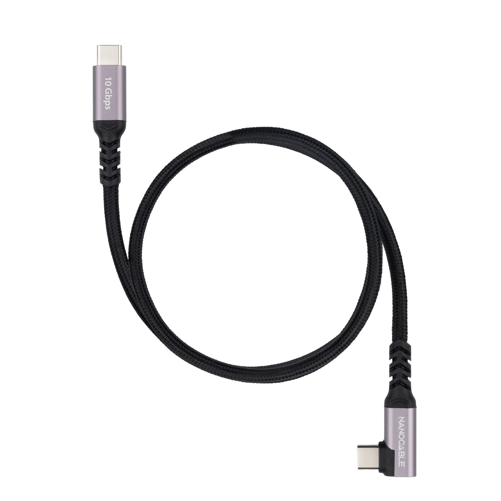 Nanocable 10.01.4701 cavo USB USB 3.2 Gen 2 (3.1 Gen 2) 1 m USB C 10 Gbit/s 100 W Nero