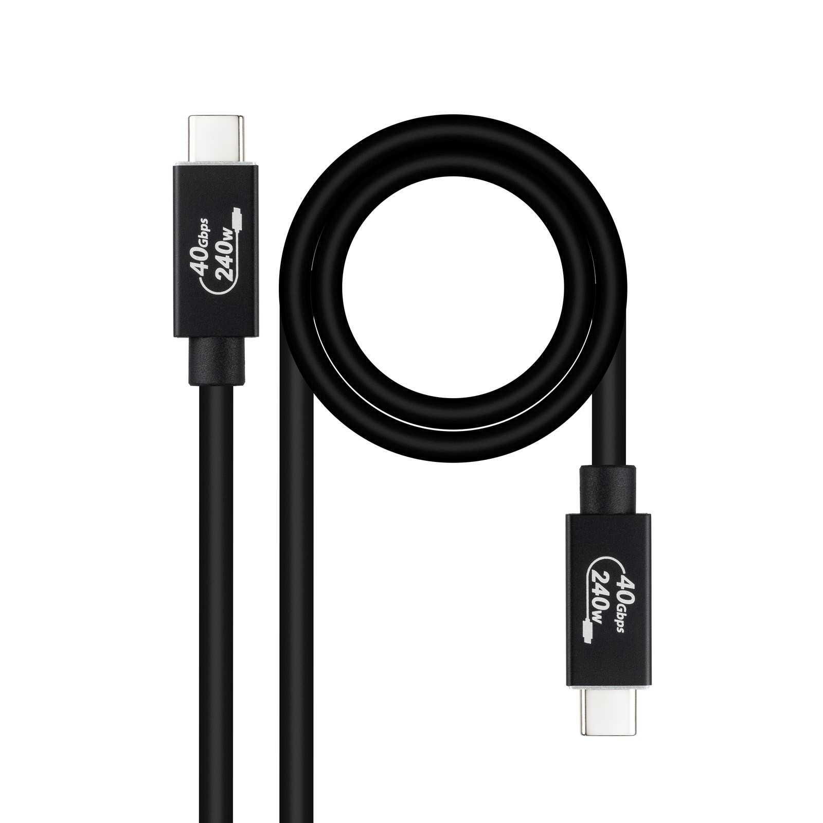 Nanocable 10.01.5002 cavo USB USB4 Gen 3x2 18 m USB C Nero