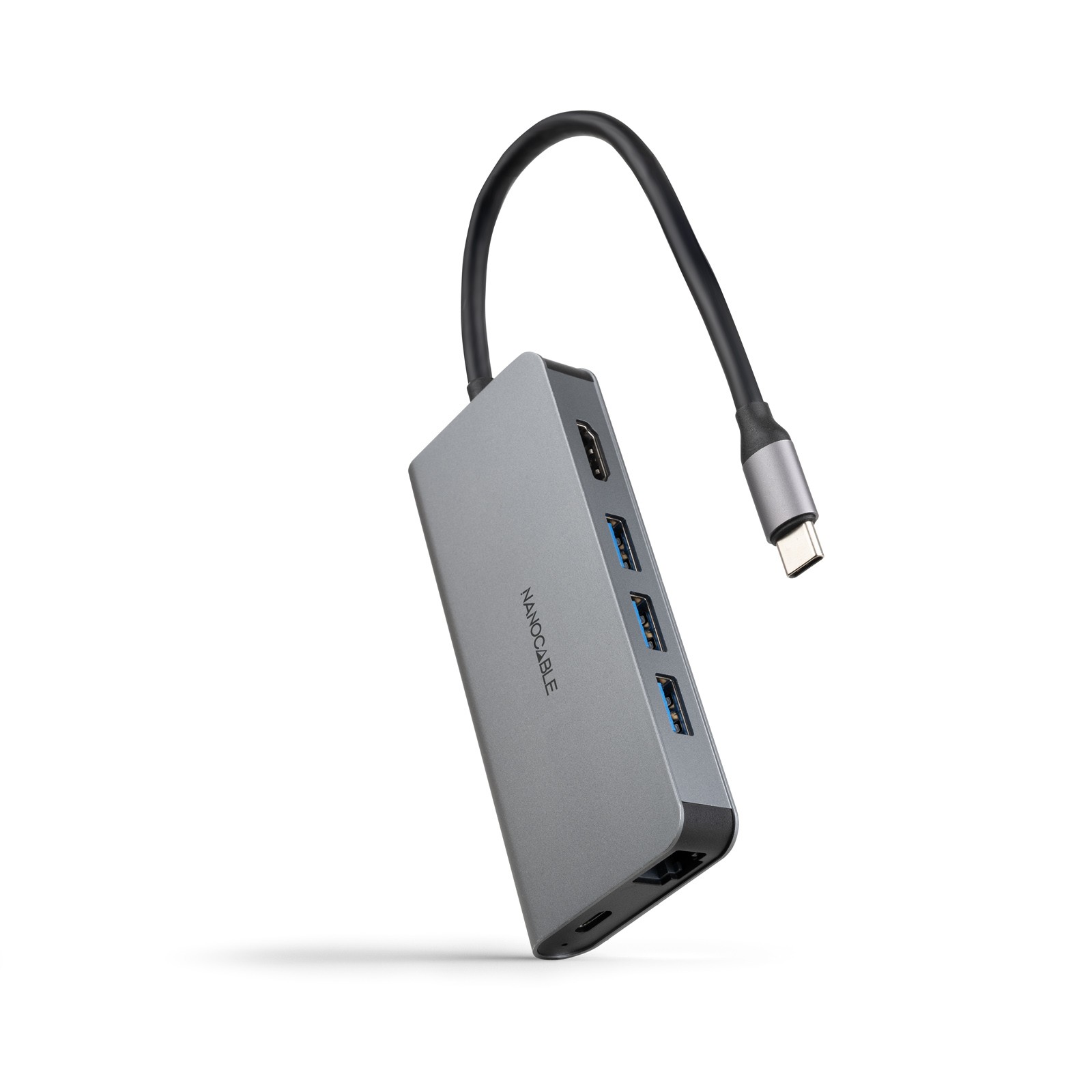 Nanocable 10.16.4609 replicatore di porte e docking station per laptop Cablato USB 3.2 Gen 1 (3.1 Gen 1) Type-C Grigio