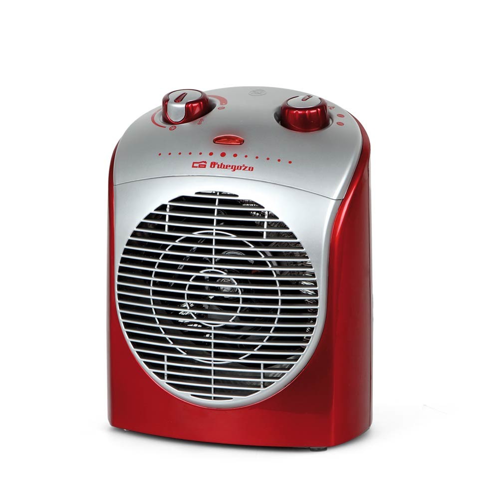 Orbegozo FH 5026 Interno Rosso Argento 2200 W Riscaldatore ambiente elettrico con ventilatore