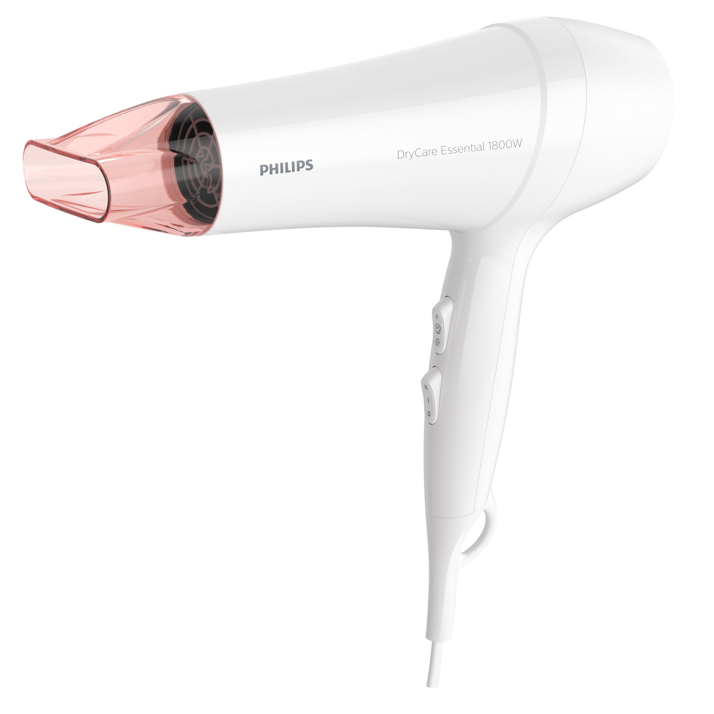 Philips Asciugacapelli Thermoprotec 1800W Bianco Con Beccuccio