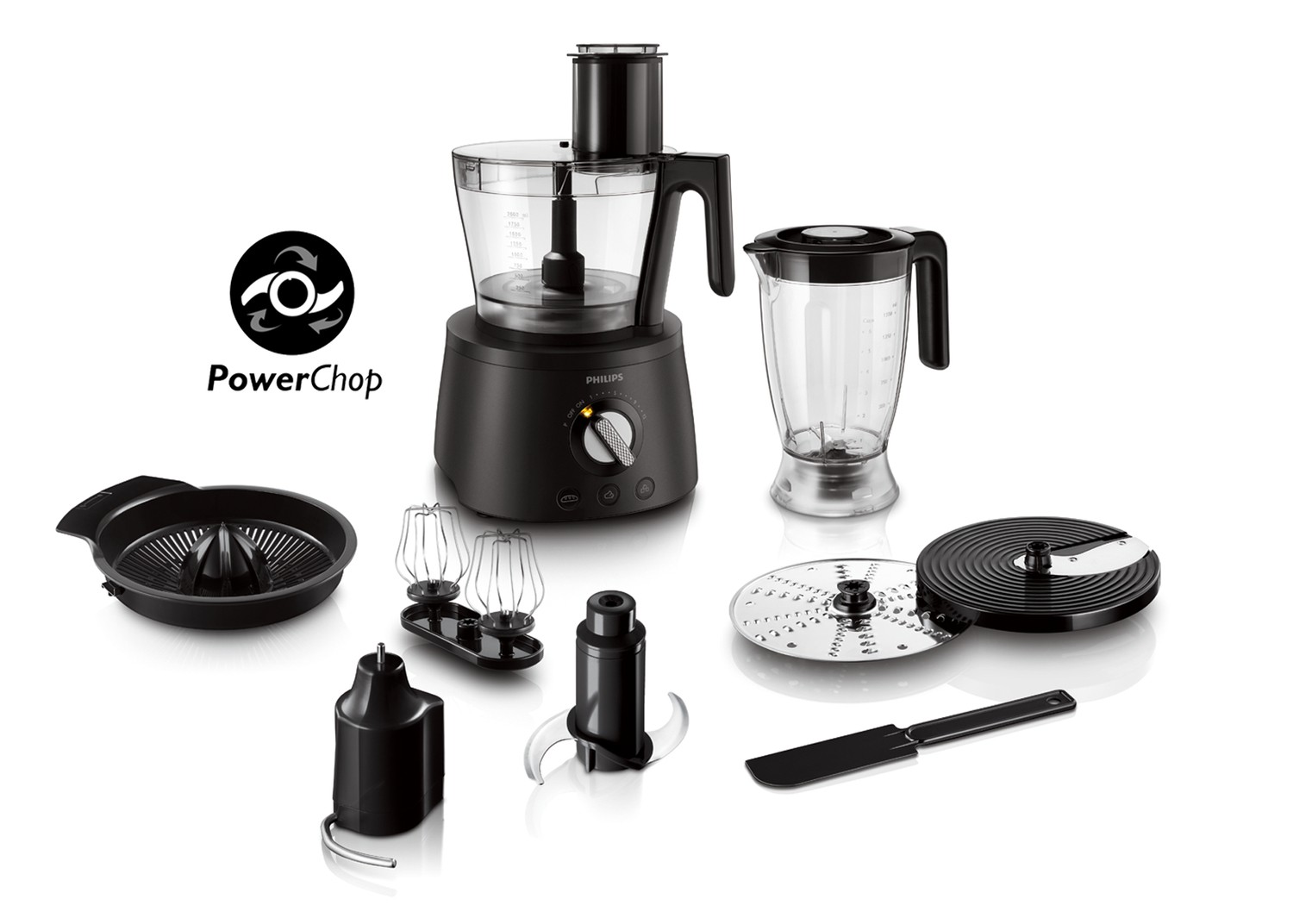Philips Robot Da Cucina Impasto Lame-Powerchop  Serie 7000